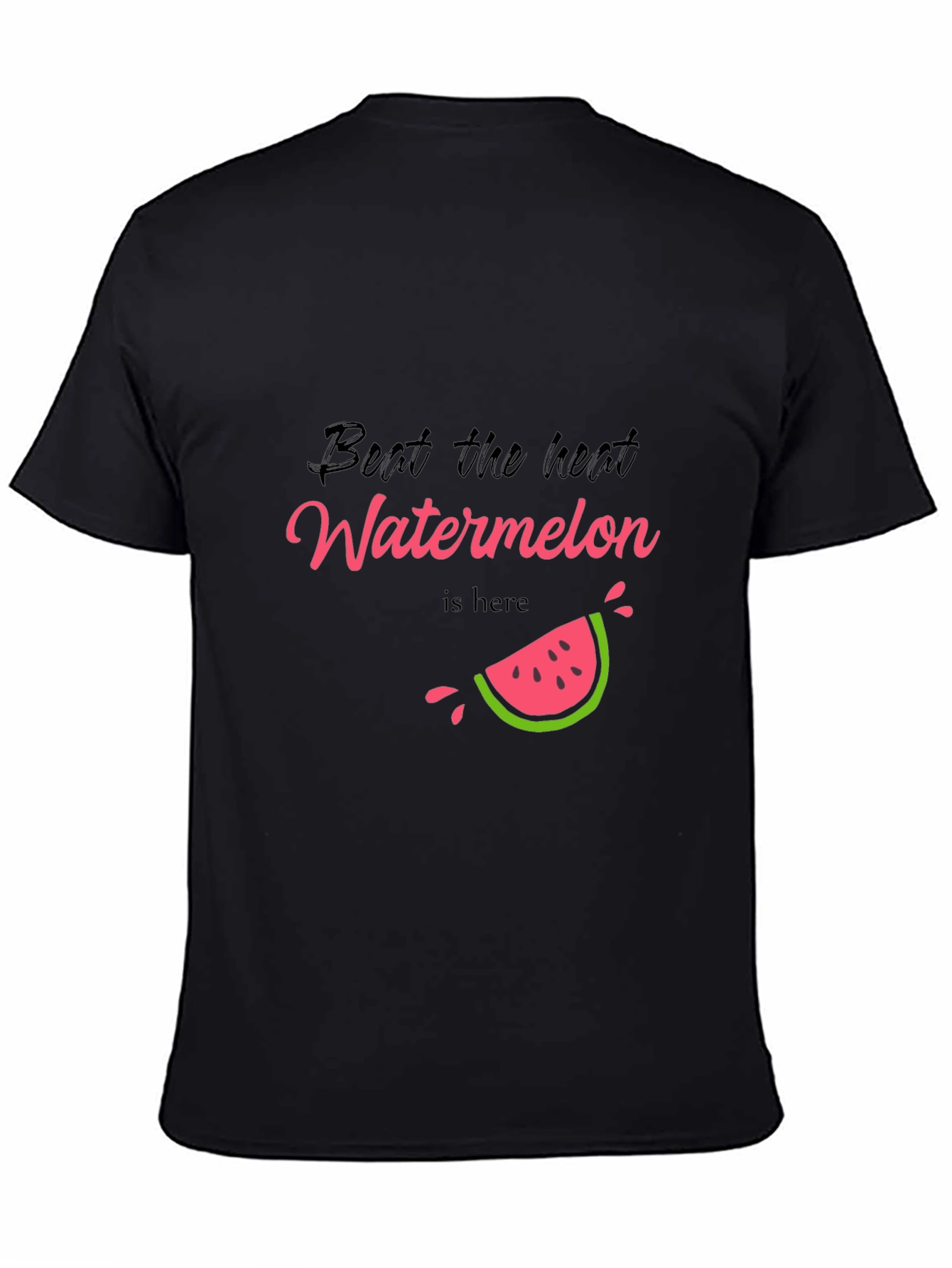 Black Beat the Heat Watermelon Tee - Summer Ready view 4