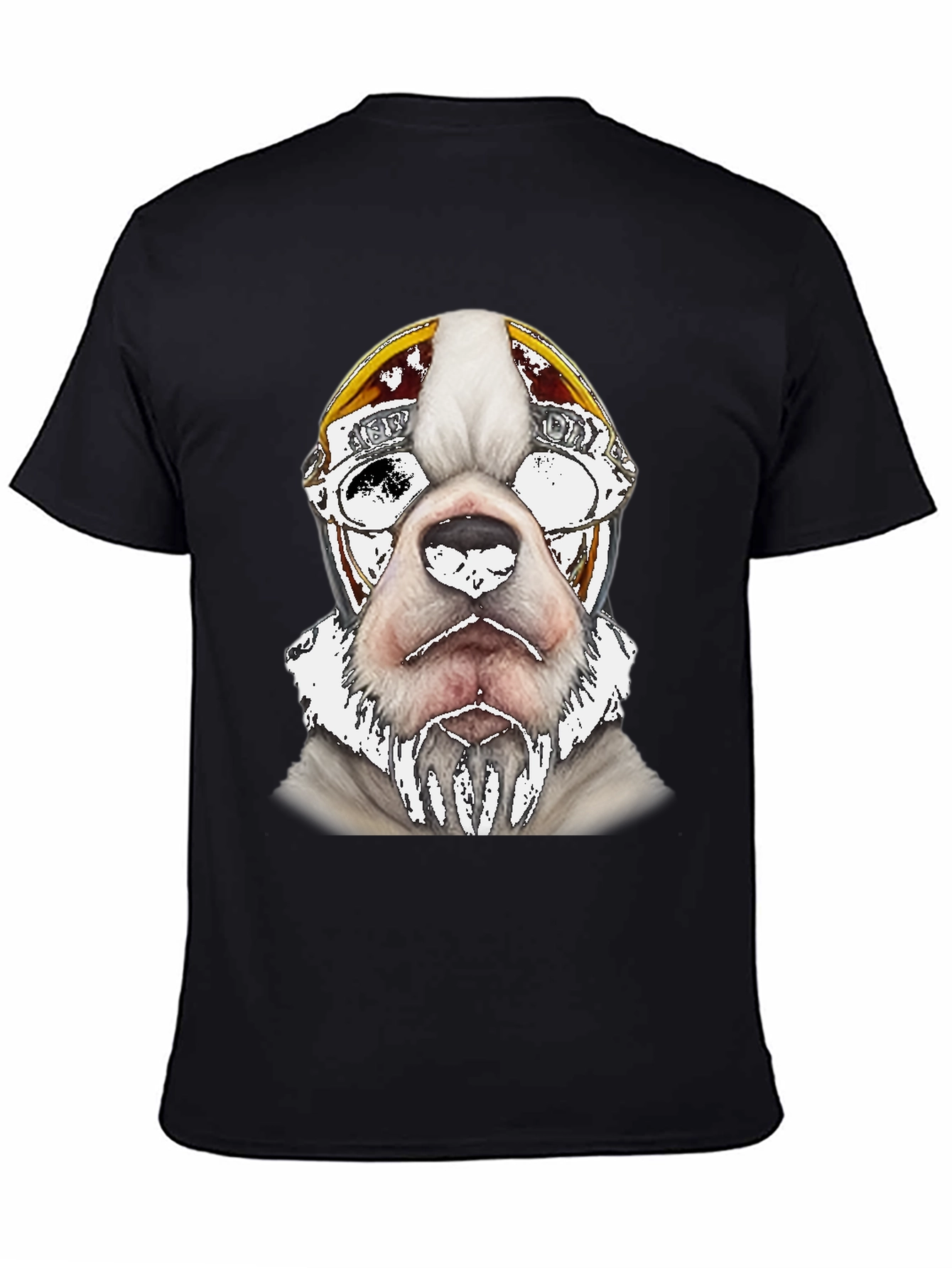 Black Cool Dog Aviator T-Shirt - Black view 4