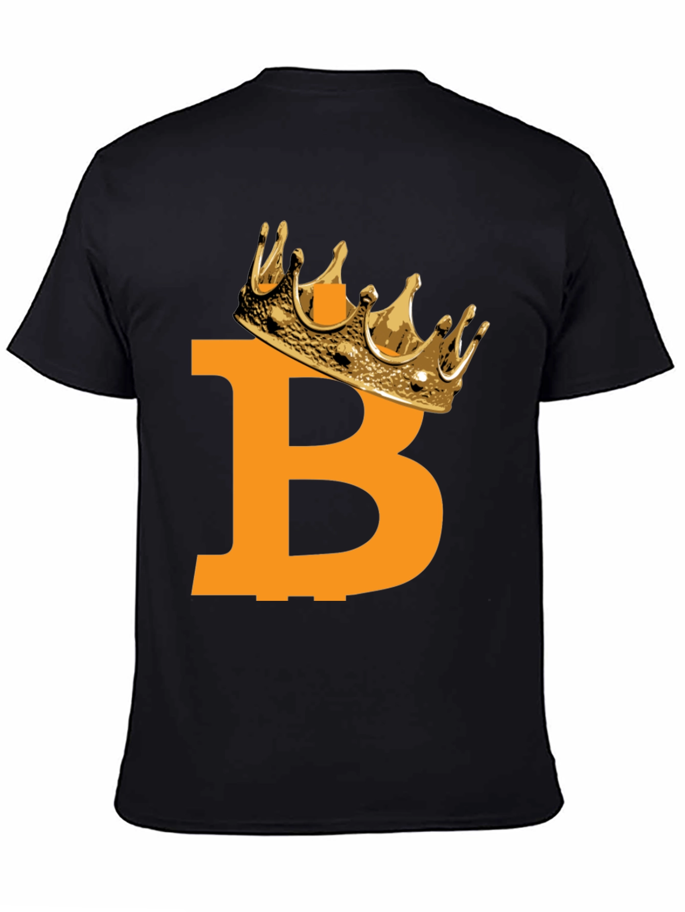 Bitcoin King Black T-Shirt - 4