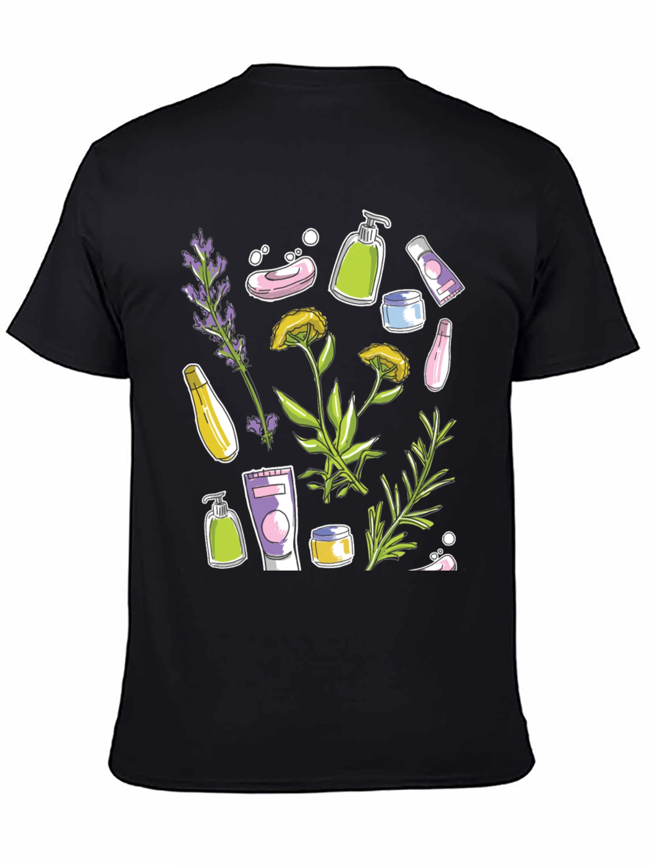 Botanical Beauty T-Shirt | Natural Skincare Design - 4