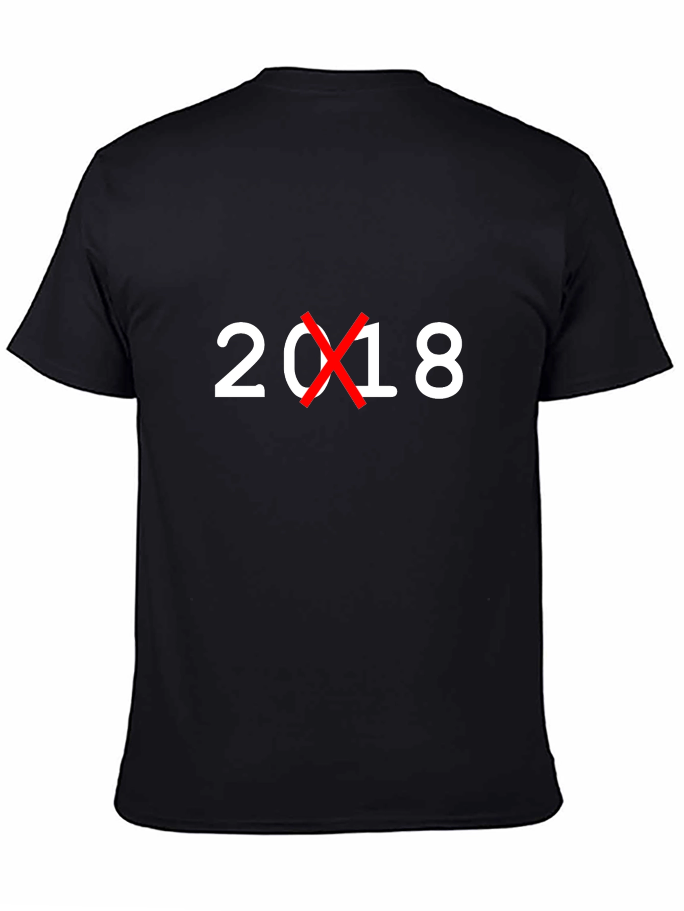Black 2018 Crossed Out T-Shirt - Black view 4