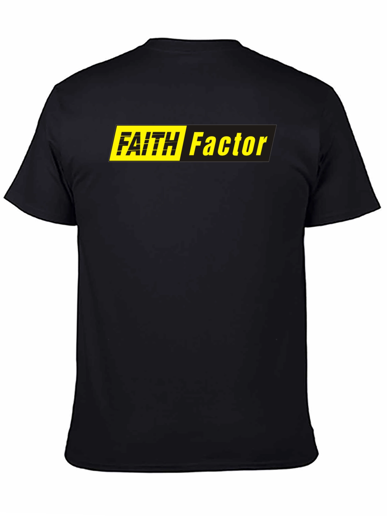 Black Faith Factor Graphic T-Shirt - Black view 4