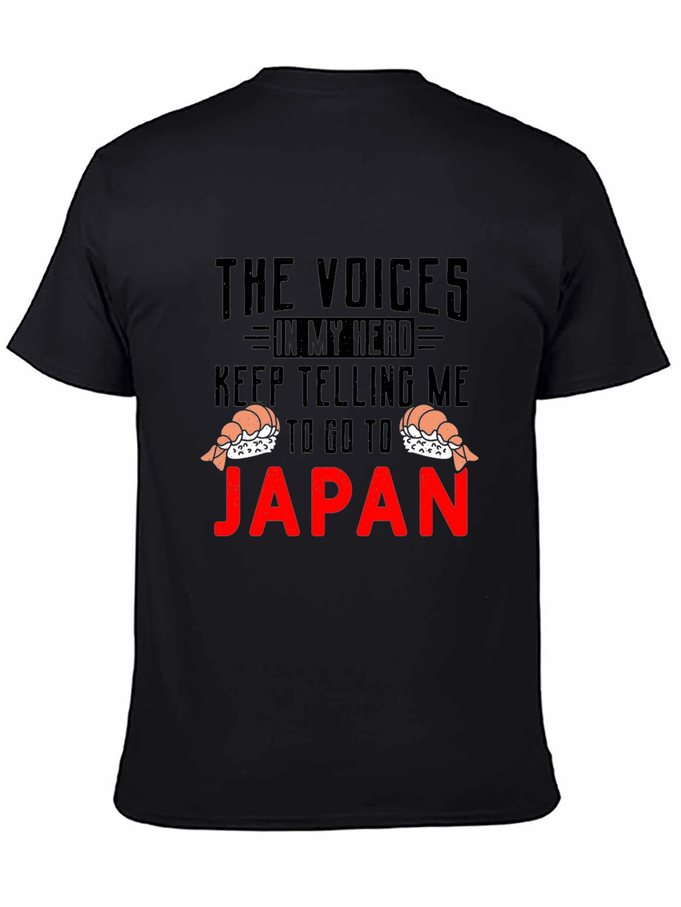 Black Voices in My Head Japan T-Shirt view 4