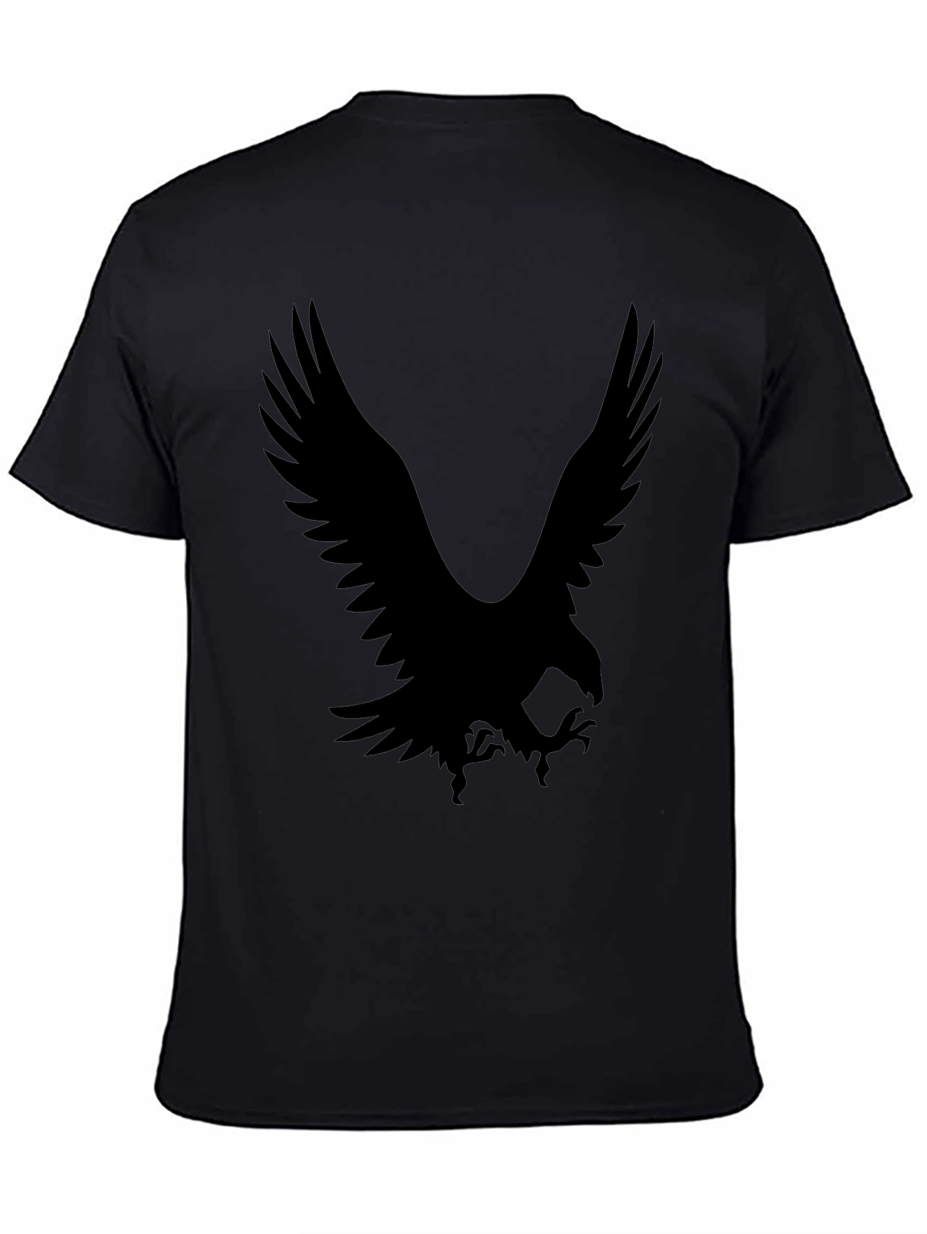 Black Black Eagle Graphic T-Shirt - Stylish Men's Tee view 4