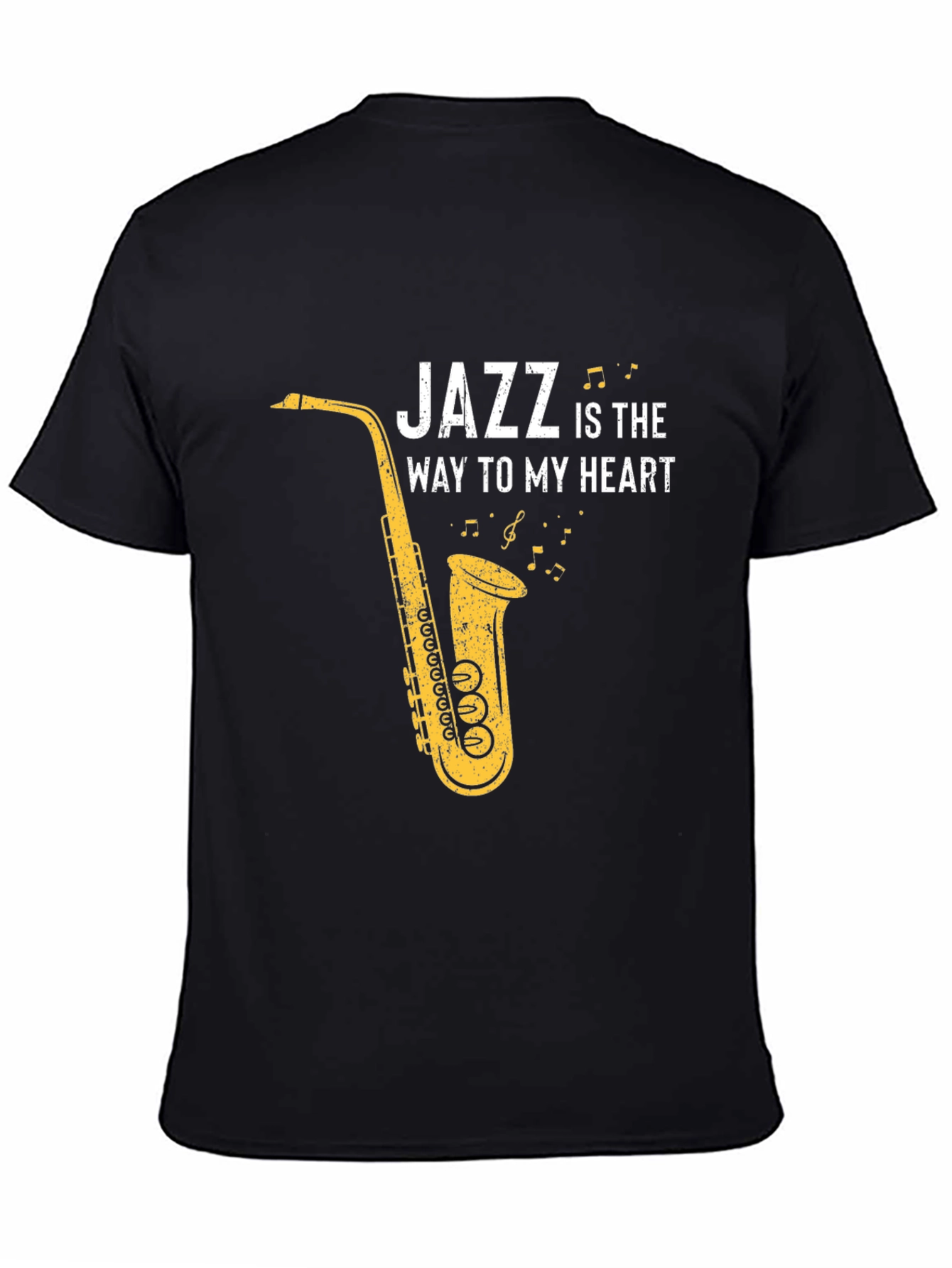 Black Jazz is the Way to My Heart Graphic Tee view 4
