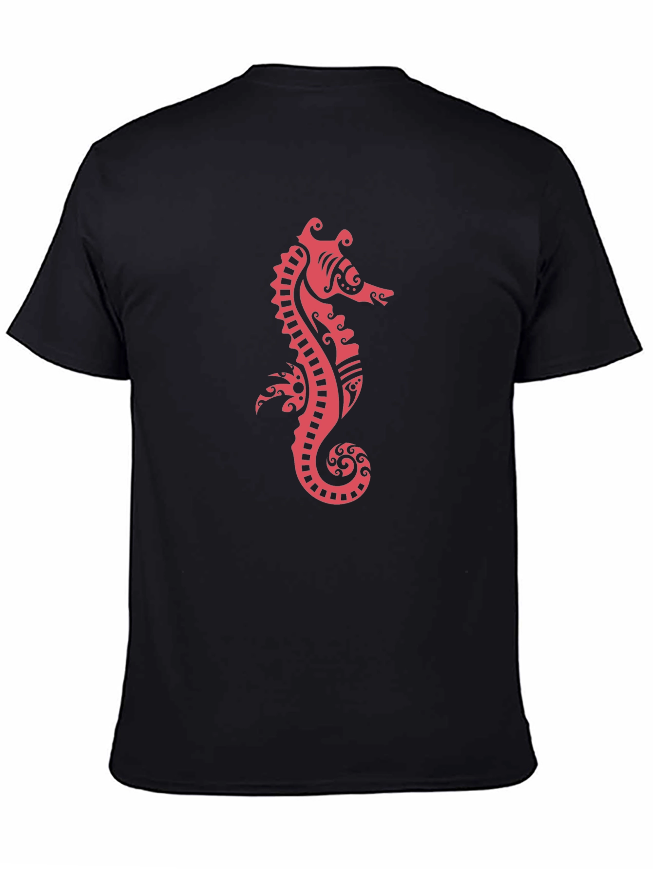 Black Black Seahorse Graphic Tee view 4