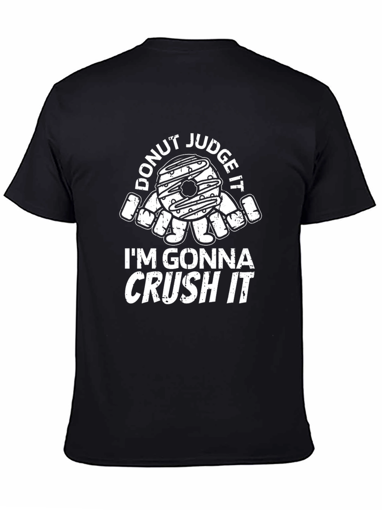 Black Donut Judge It T-Shirt - Crush Your Goals! view 4