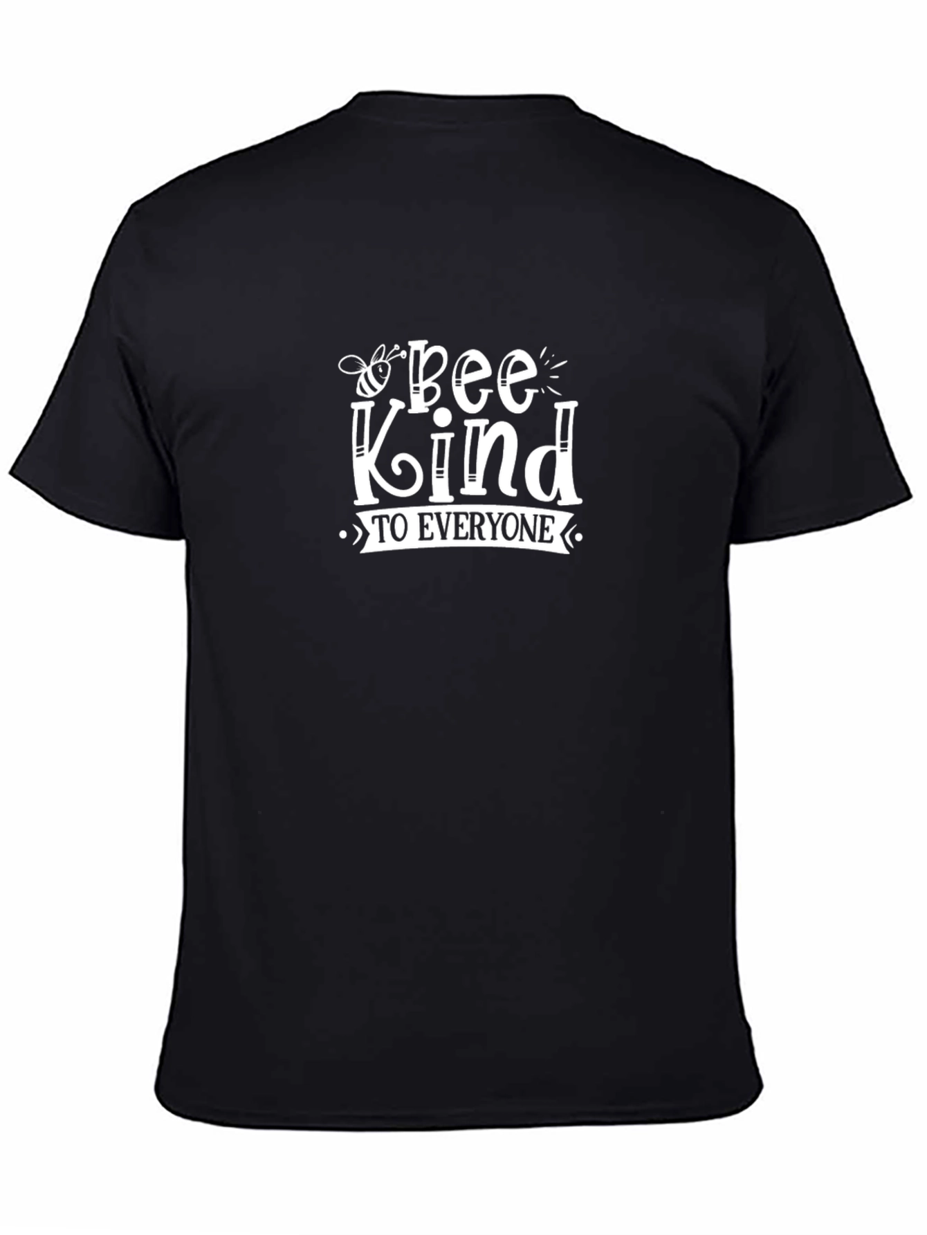 Black Bee Kind T-Shirt - Positive Message, Stylish Design view 4
