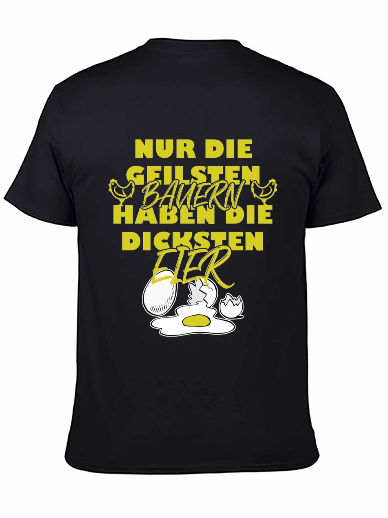 Black Funny Farmer T-Shirt - Nur Die Geilsten Bauern view 4