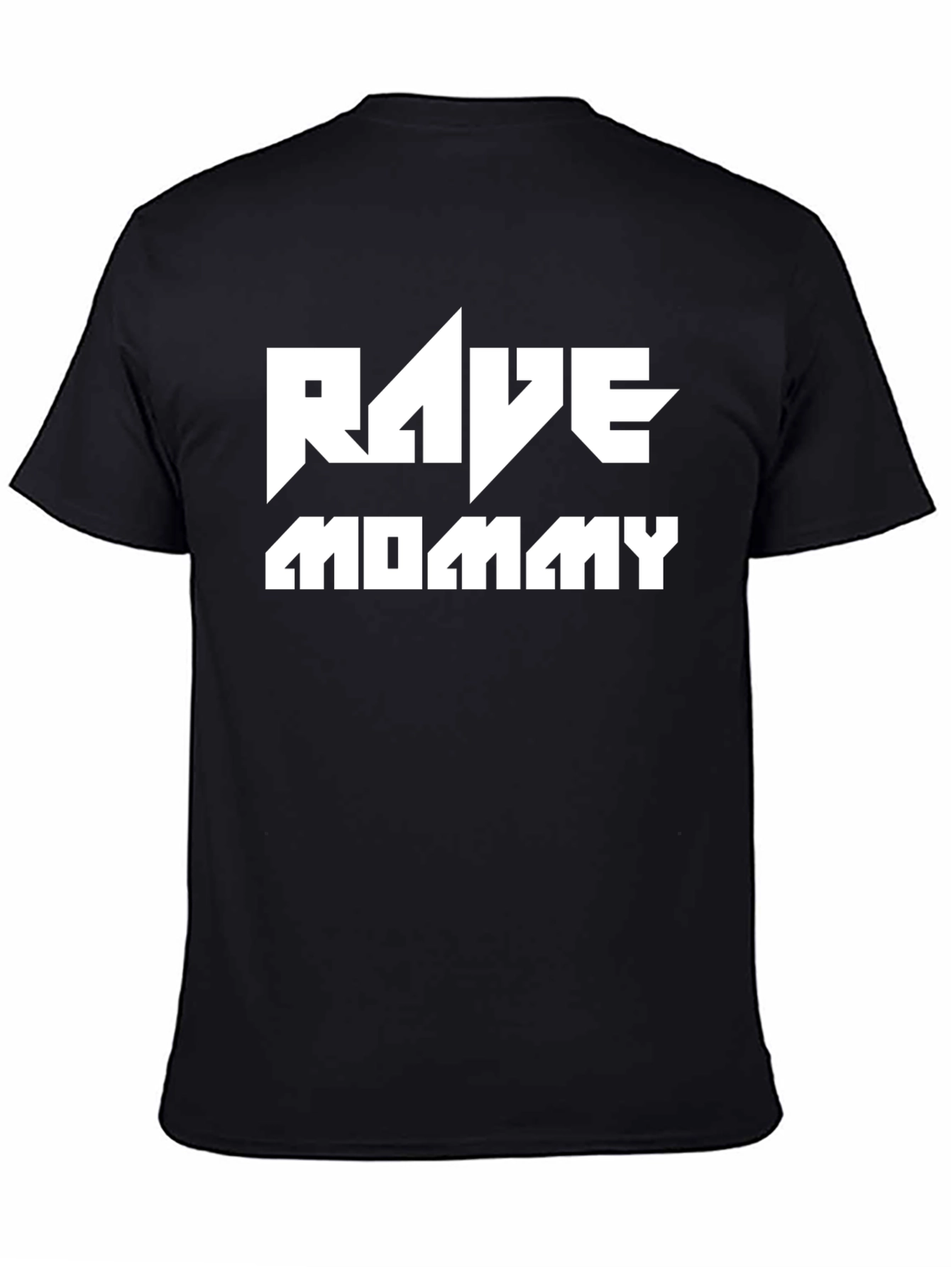 Black Rave Mommy Black T-Shirt view 4