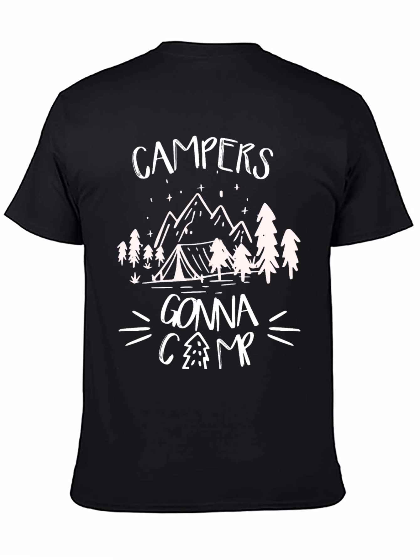 Black Campers Gonna Camp Graphic Tee view 4