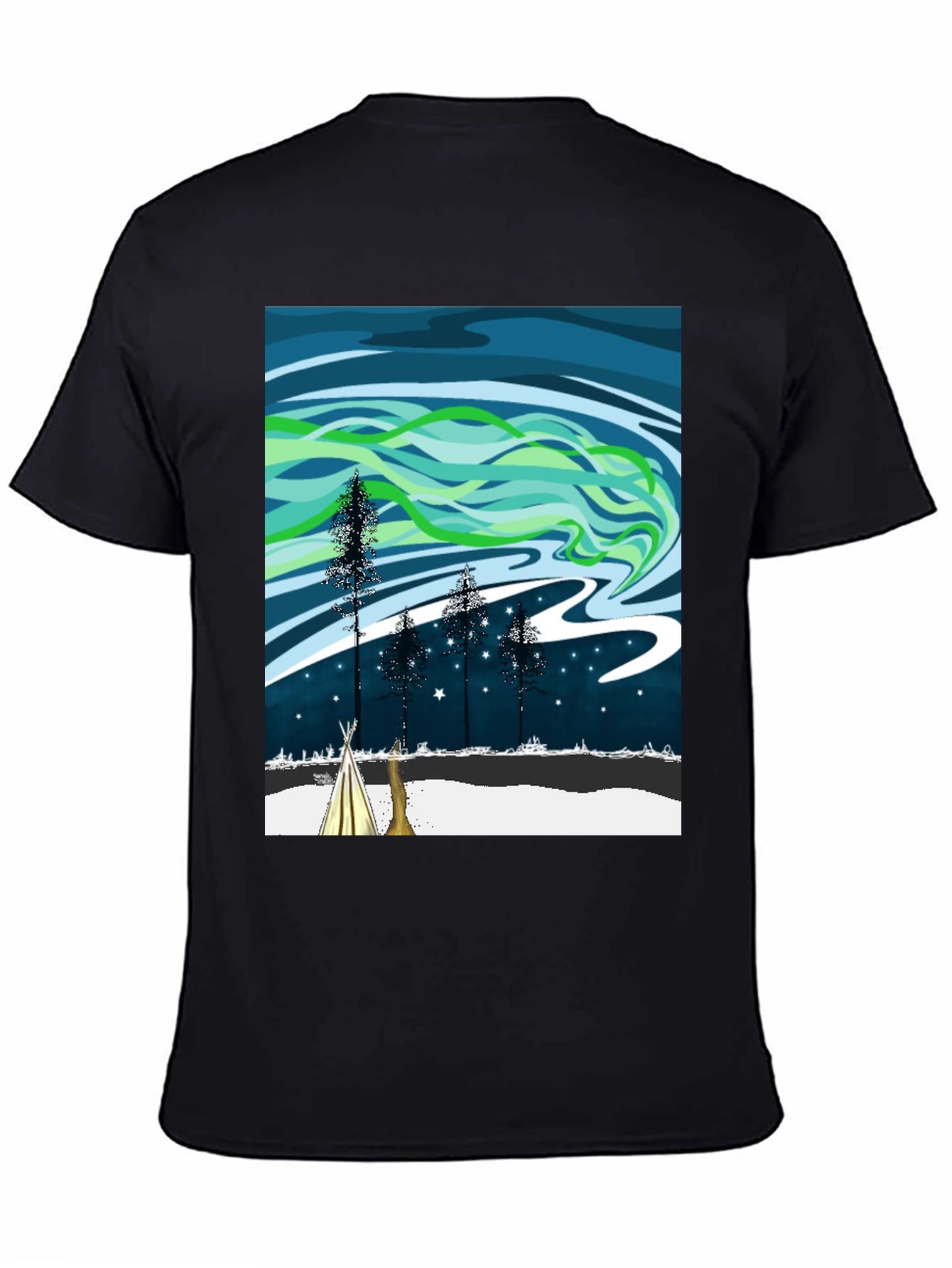 Northern Lights Graphic Tee - 4