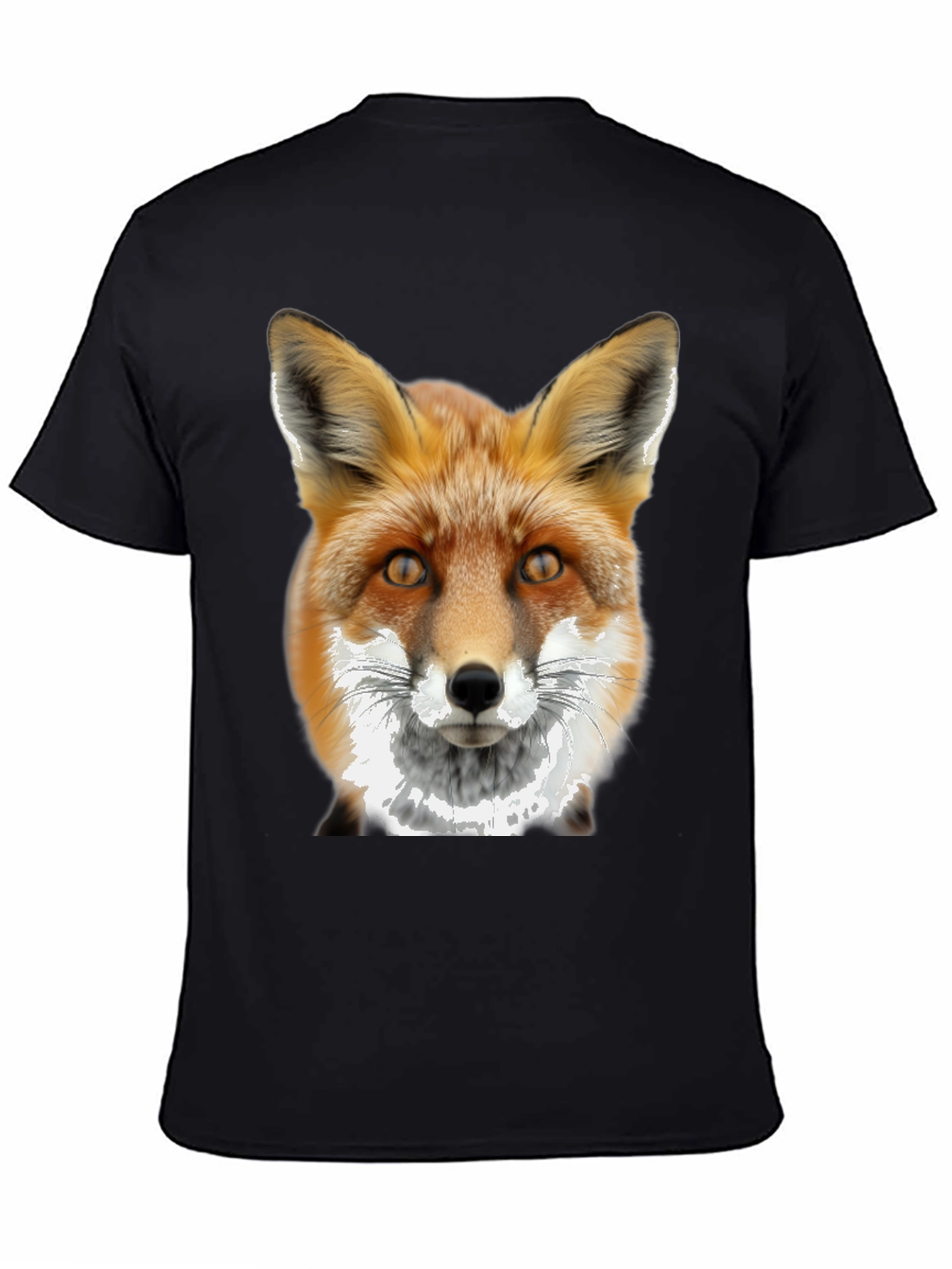 Black Fox Graphic Tee - Men's Black T-Shirt view 4