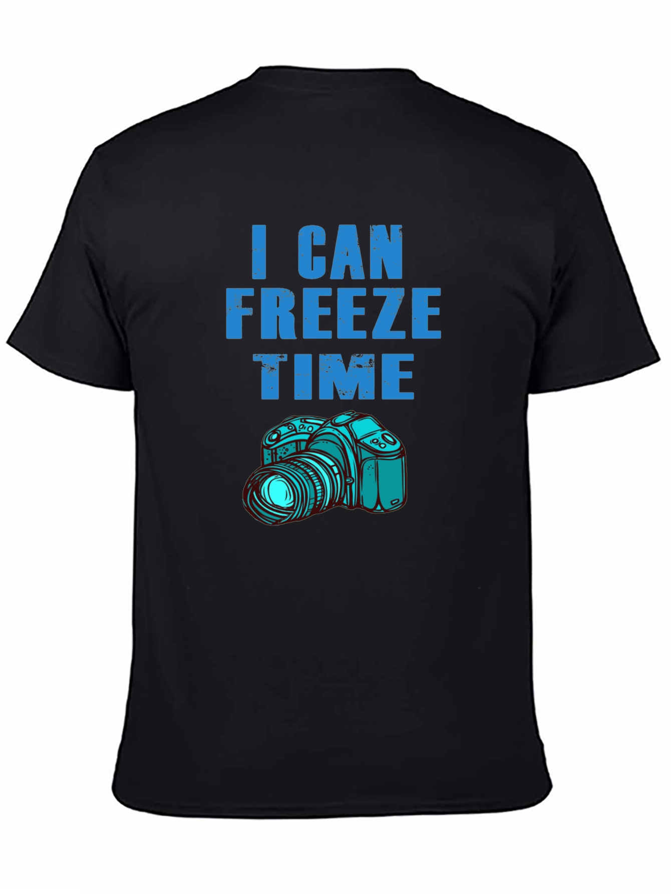 Black I Can Freeze Time Photographer T-Shirt view 4
