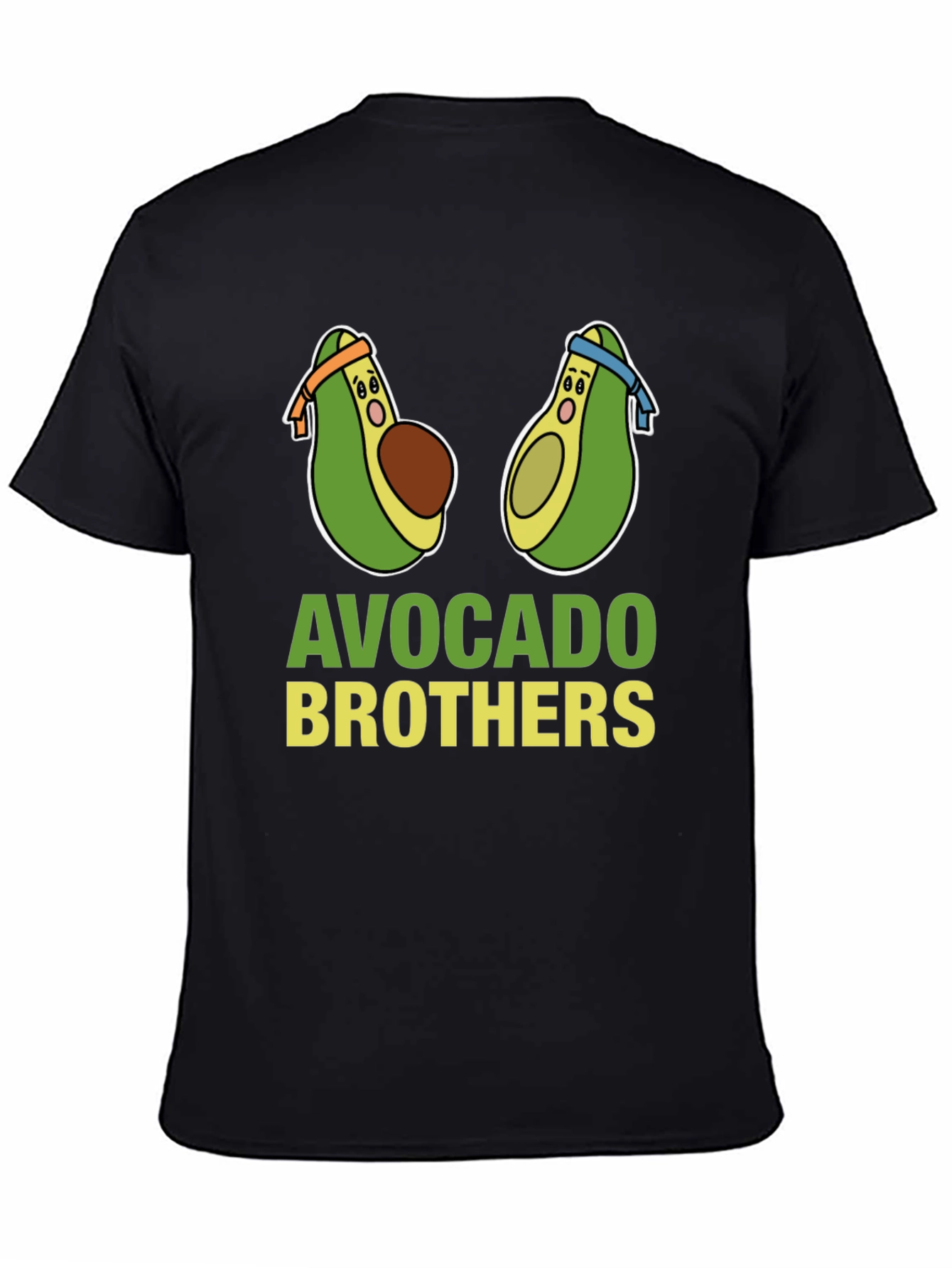 Black Avocado Brothers Graphic T-Shirt - Fun & Stylish! view 4