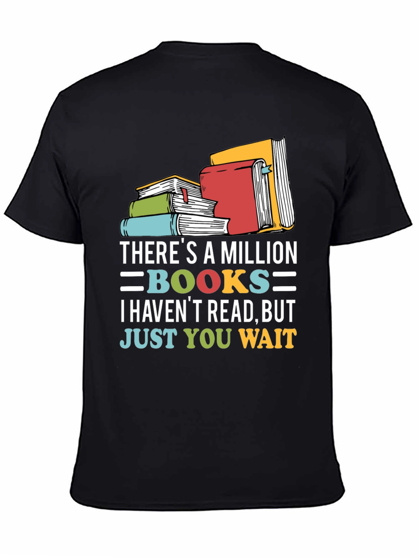 Black Book Lover T-Shirt: A Million Books view 4