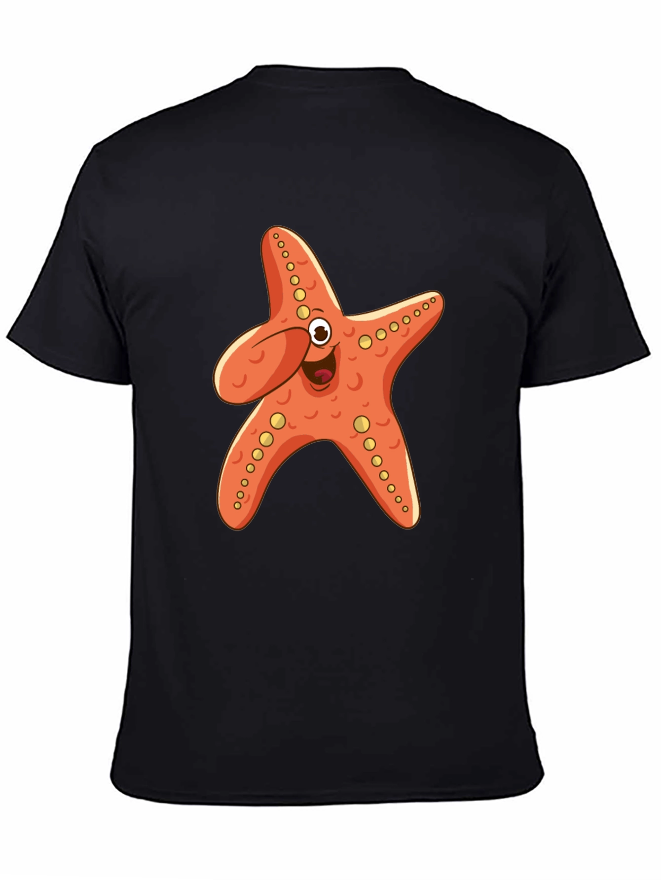 Black Starfish Graphic Tee - Fun & Unique Design view 4