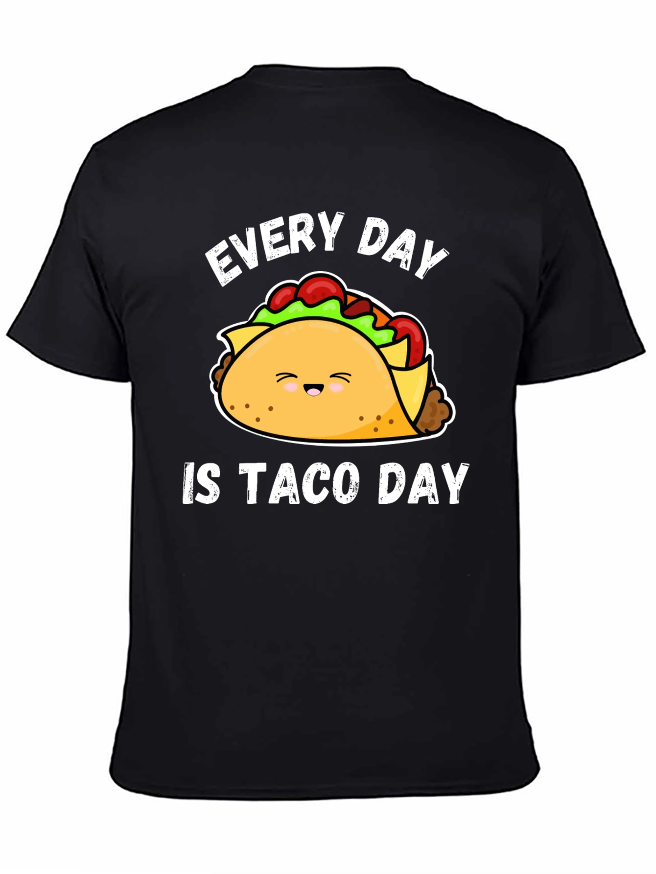 Black Every Day is Taco Day Graphic Tee view 4