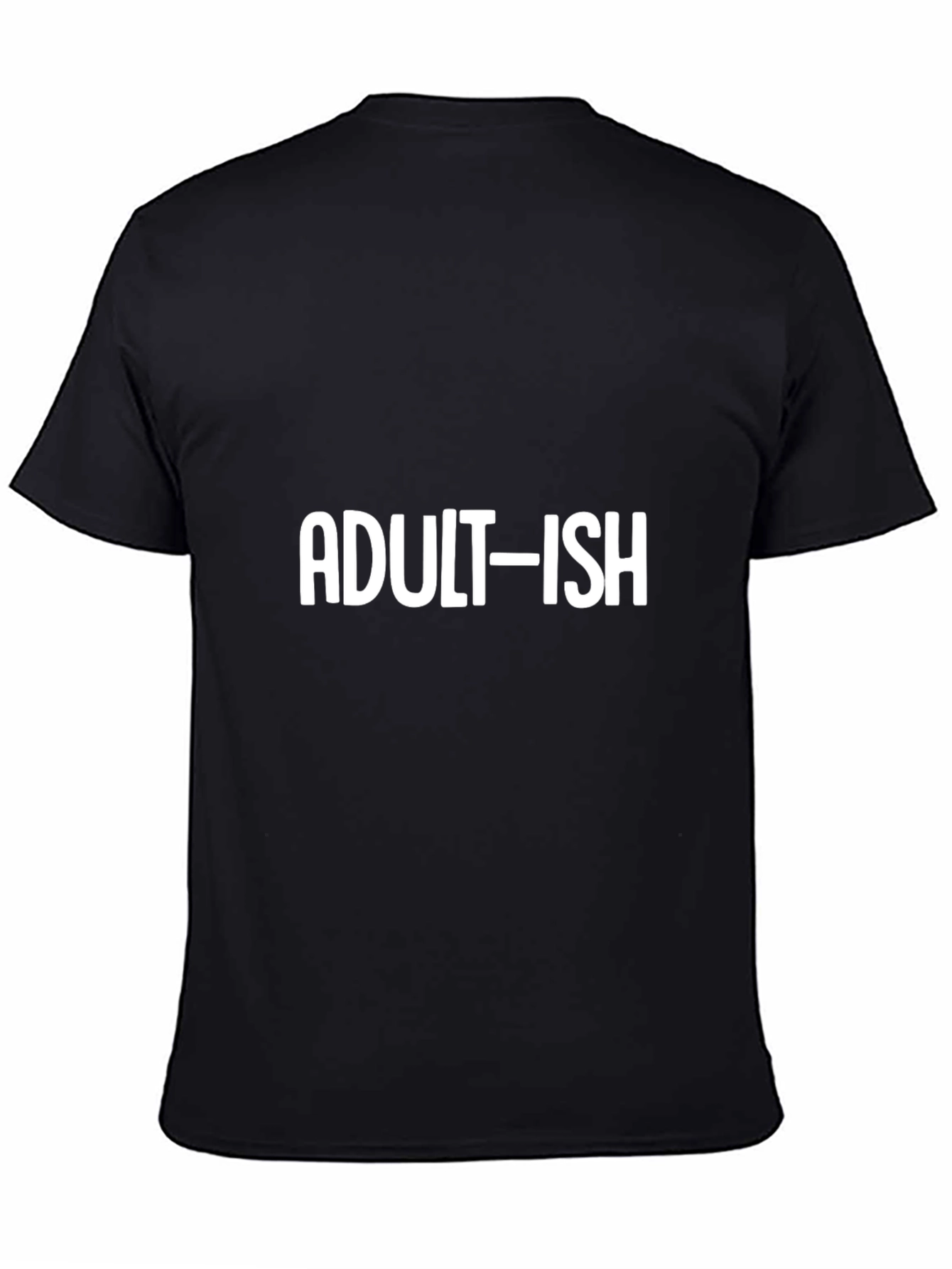Black Adult-ish Graphic Tee - Black view 4