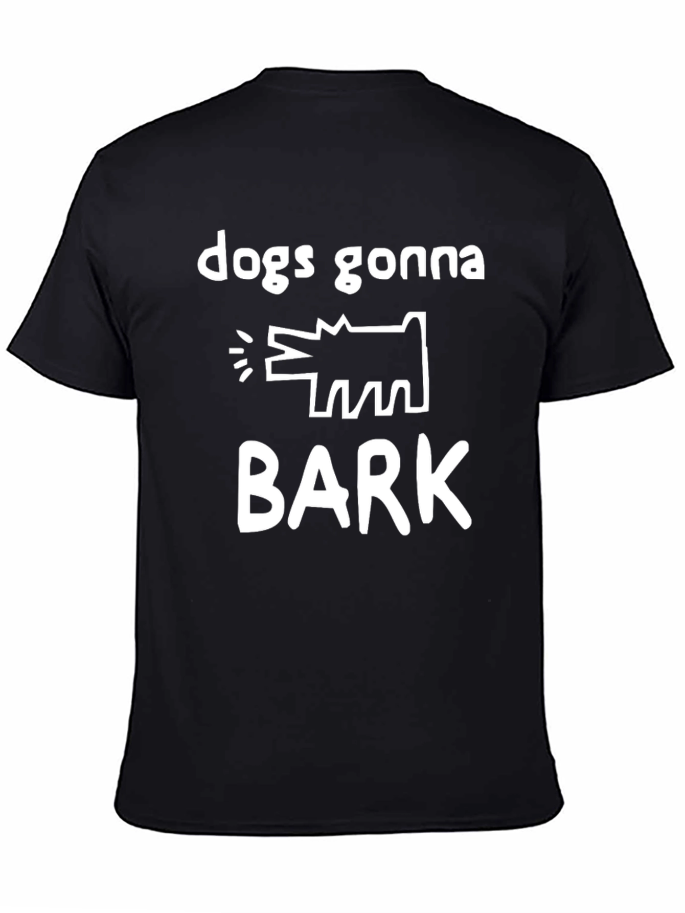 Black Dogs Gonna Bark T-Shirt view 4