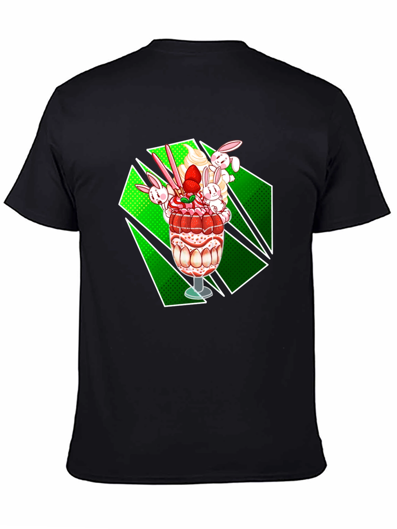 Black Dessert T-Shirt - Funky Food Tee view 4