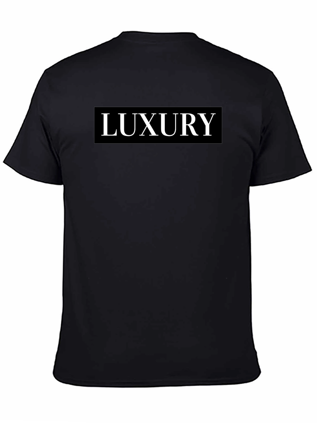 Black Luxury Black T-Shirt | Stylish Minimalist Tee view 4