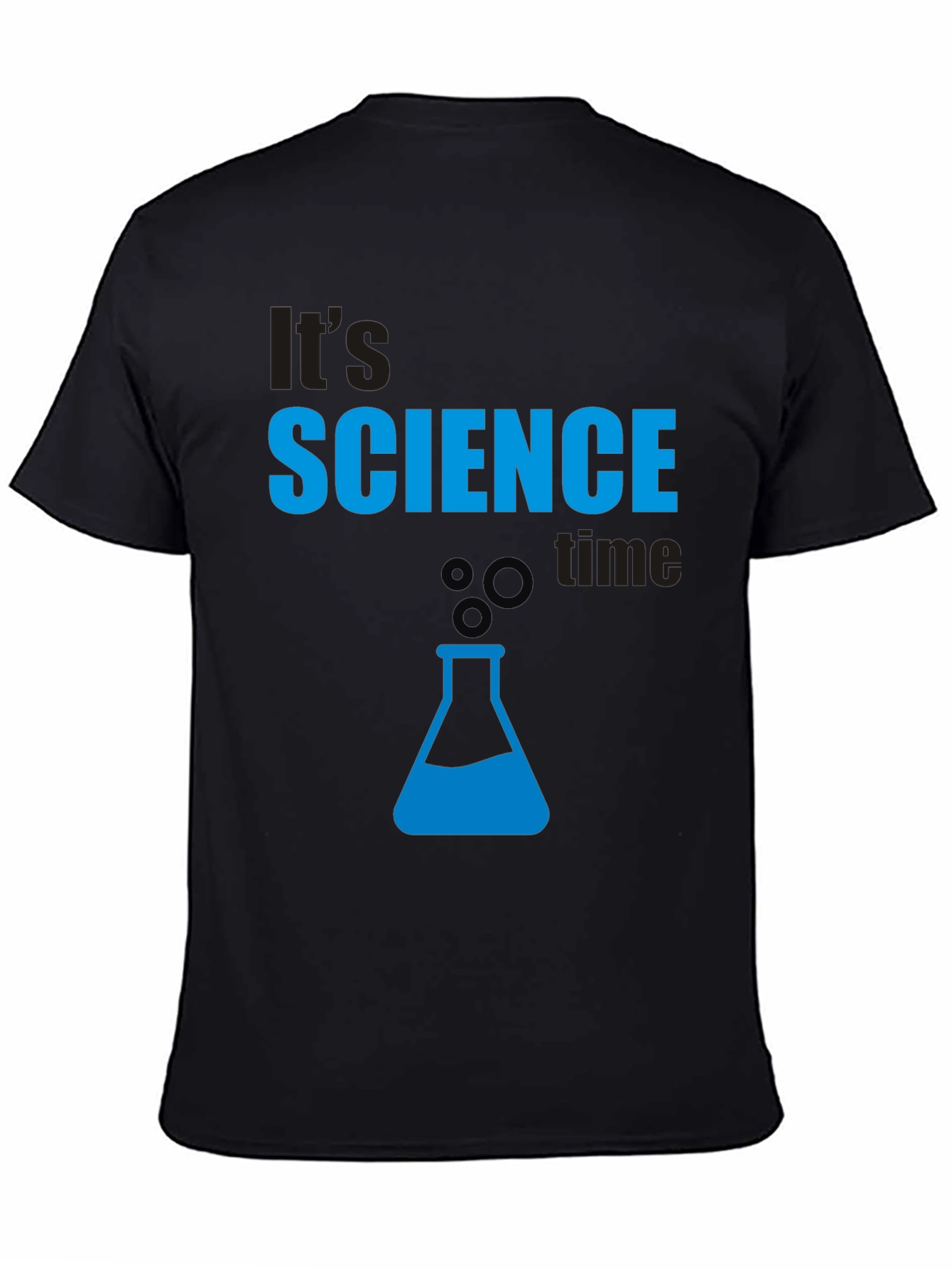 Black It's Science Time T-Shirt view 4