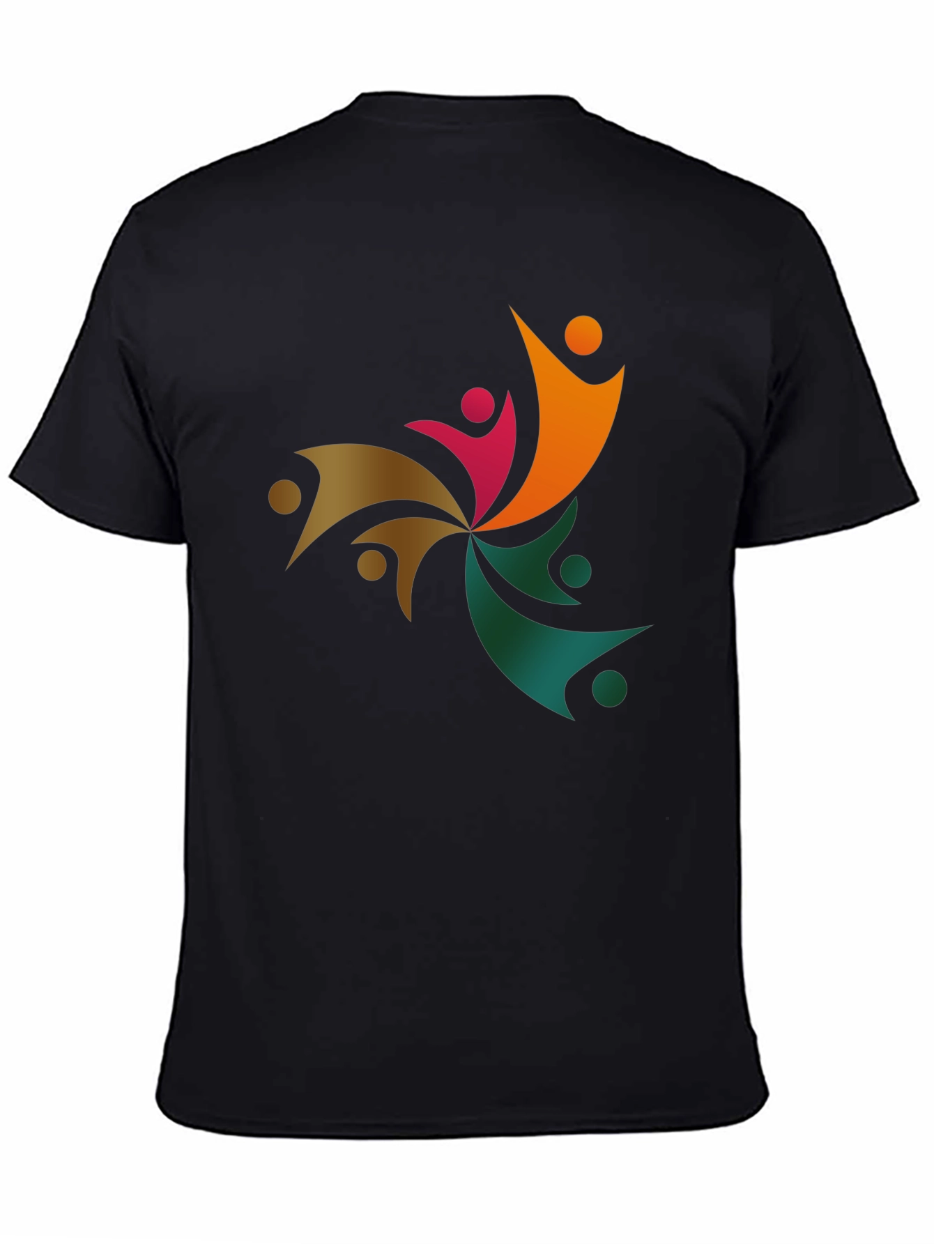 Black Community Unity Graphic T-Shirt - Soft Cotton Blend view 4