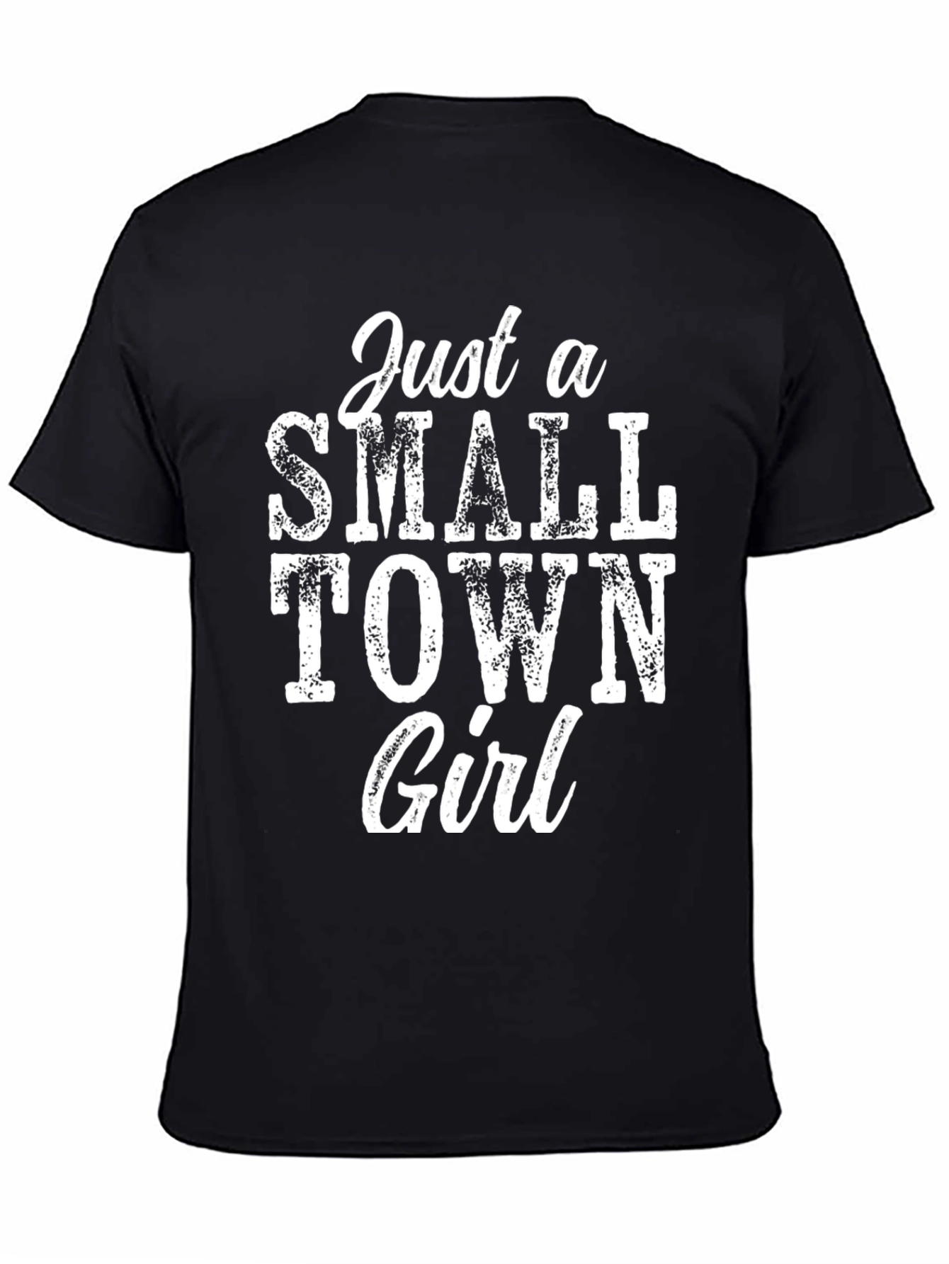 Black Just a Small Town Girl Graphic Tee view 4