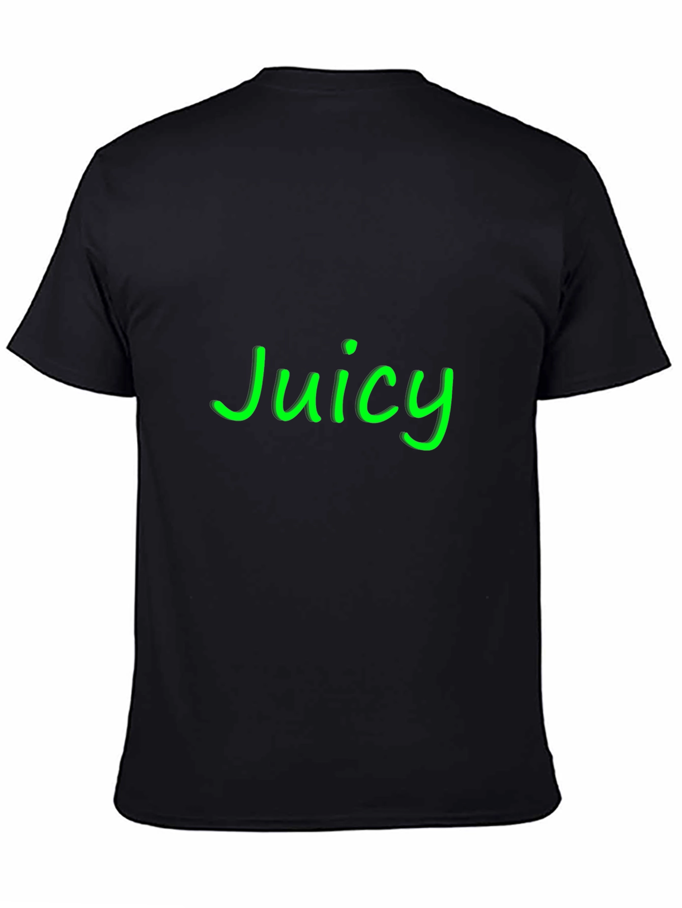 Black Juicy Black Graphic Tee - Casual Style view 4