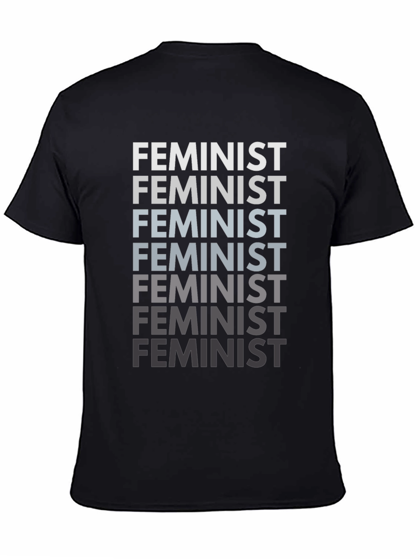 Black Feminist T-Shirt - Bold Statement Tee view 4