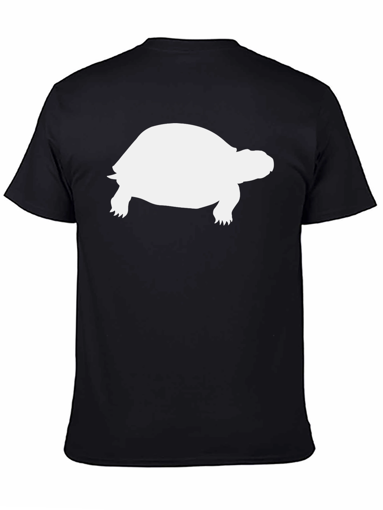 Black Turtle Graphic Tee - Cool Reptile Shirt view 4