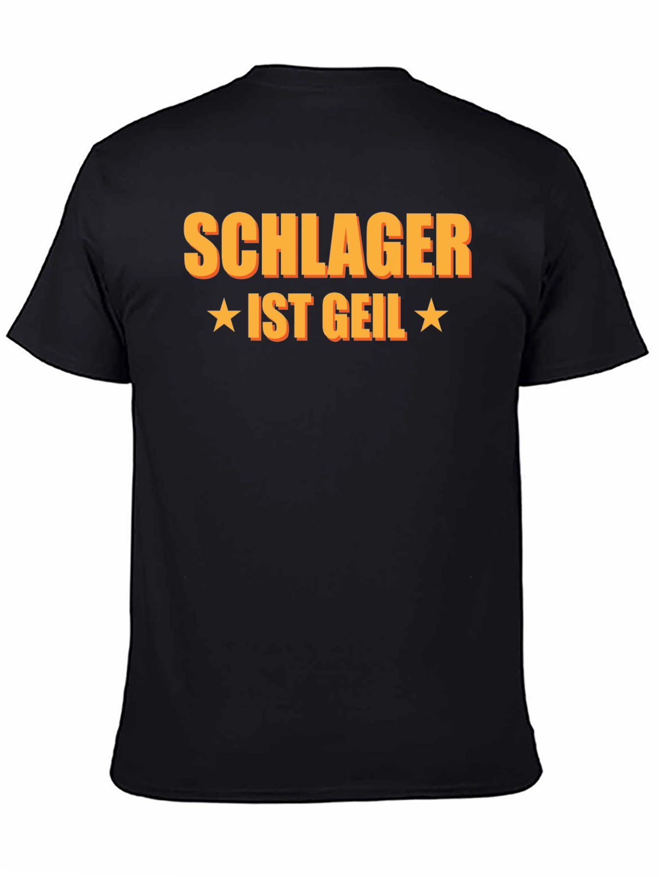 Black Schlager Ist Geil Graphic T-Shirt view 4