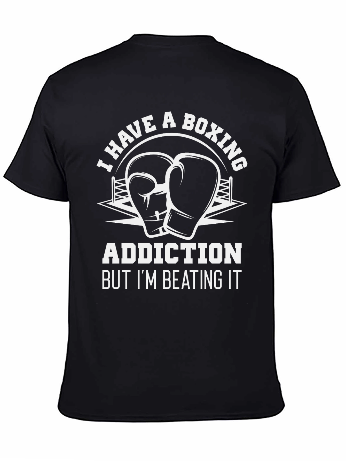 Boxing Addiction T-Shirt - Funny Gym Workout Tee - 4