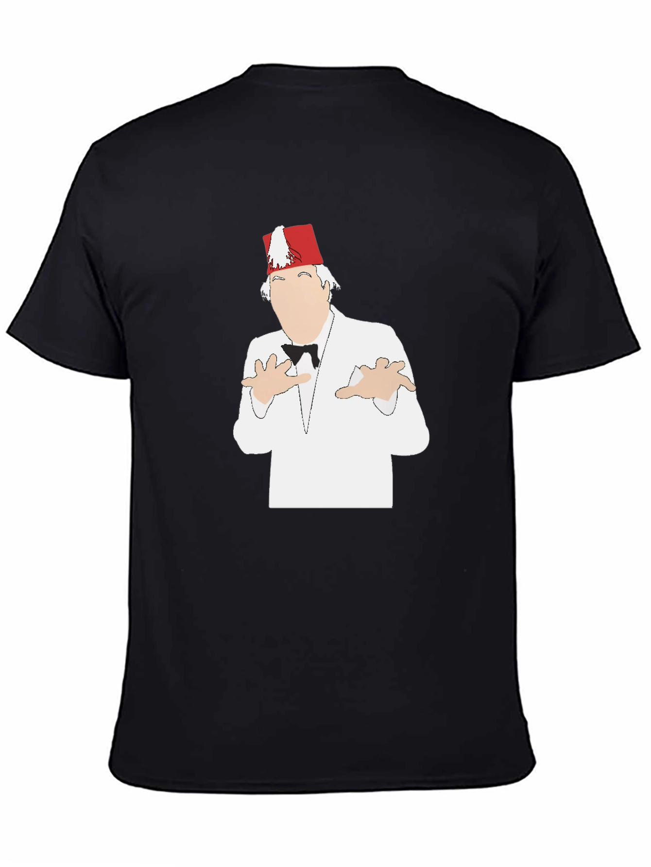 Black Marty Feldman Fez T-Shirt view 4