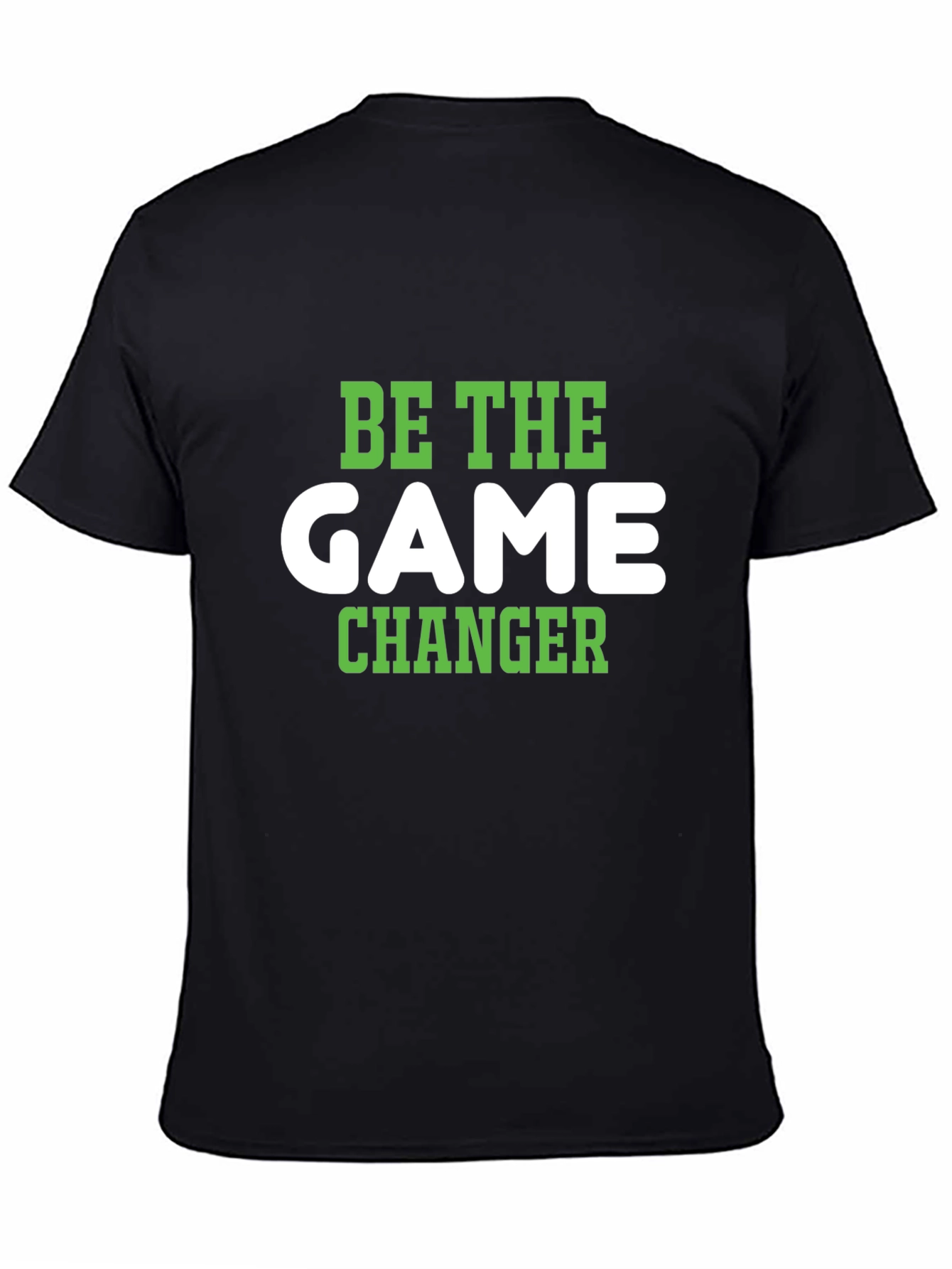 Black Be the Game Changer Graphic Tee - Black view 4