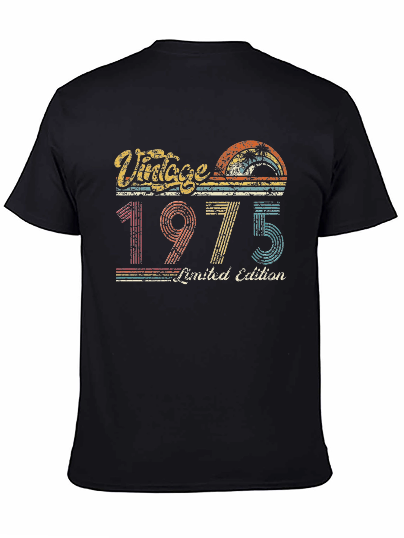 Black Vintage 1975 Limited Edition Graphic Tee view 4