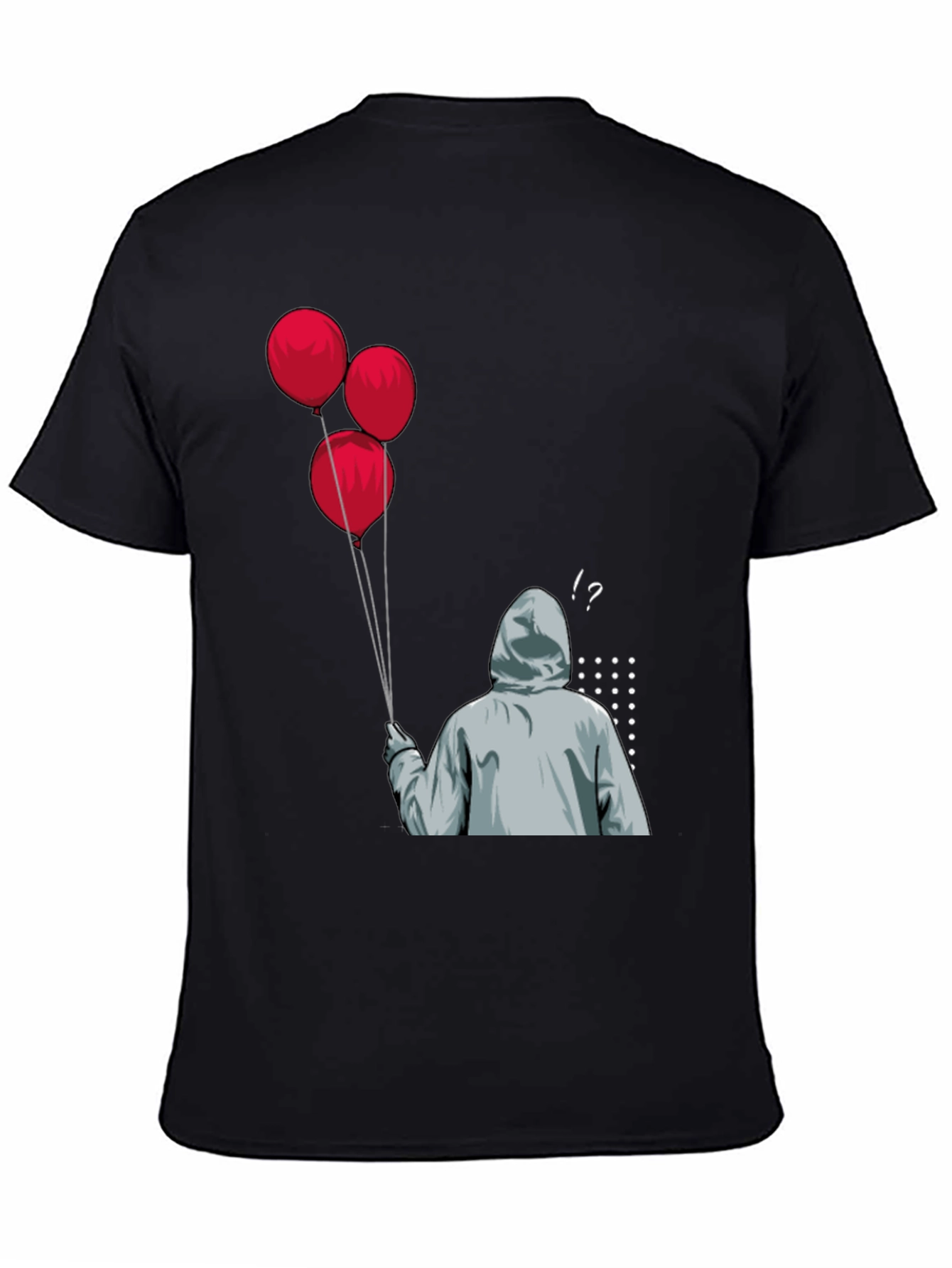 IT Pennywise T-Shirt: Red Balloons & Creepy Clown Design - 4