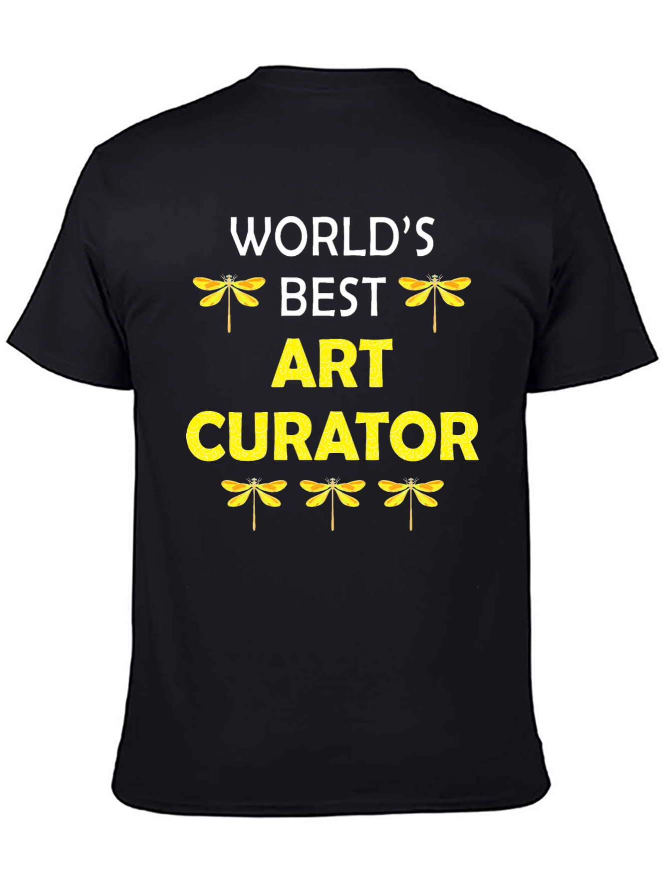 Black World's Best Art Curator Graphic Tee view 4
