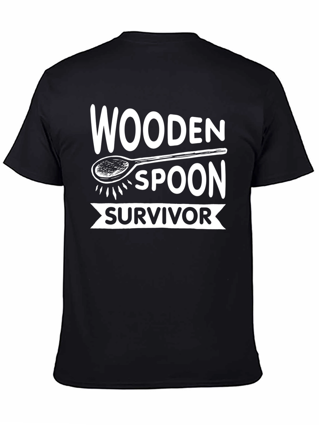 Black Wooden Spoon Survivor T-Shirt view 4