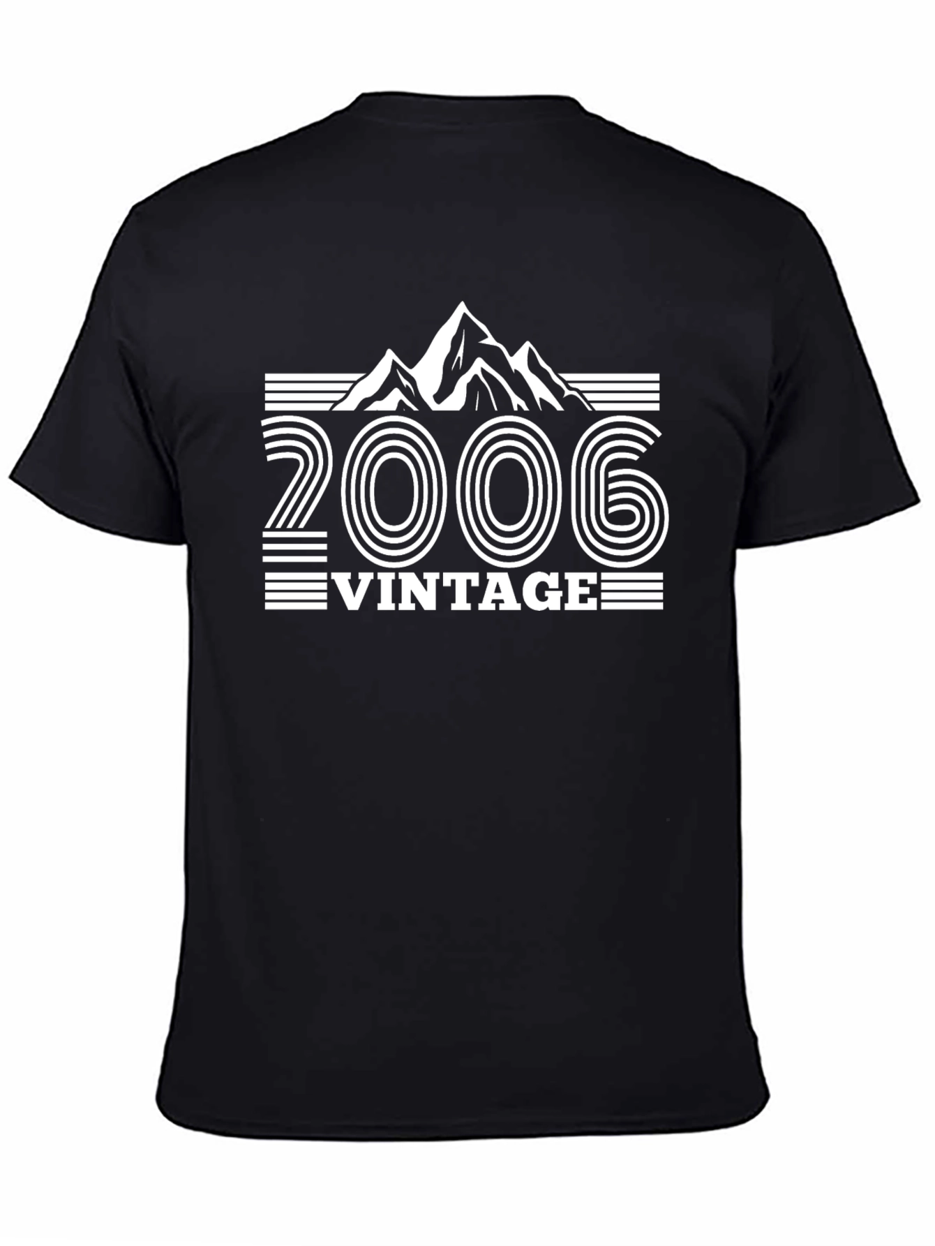 Black Vintage 2006 Mountain T-Shirt view 4