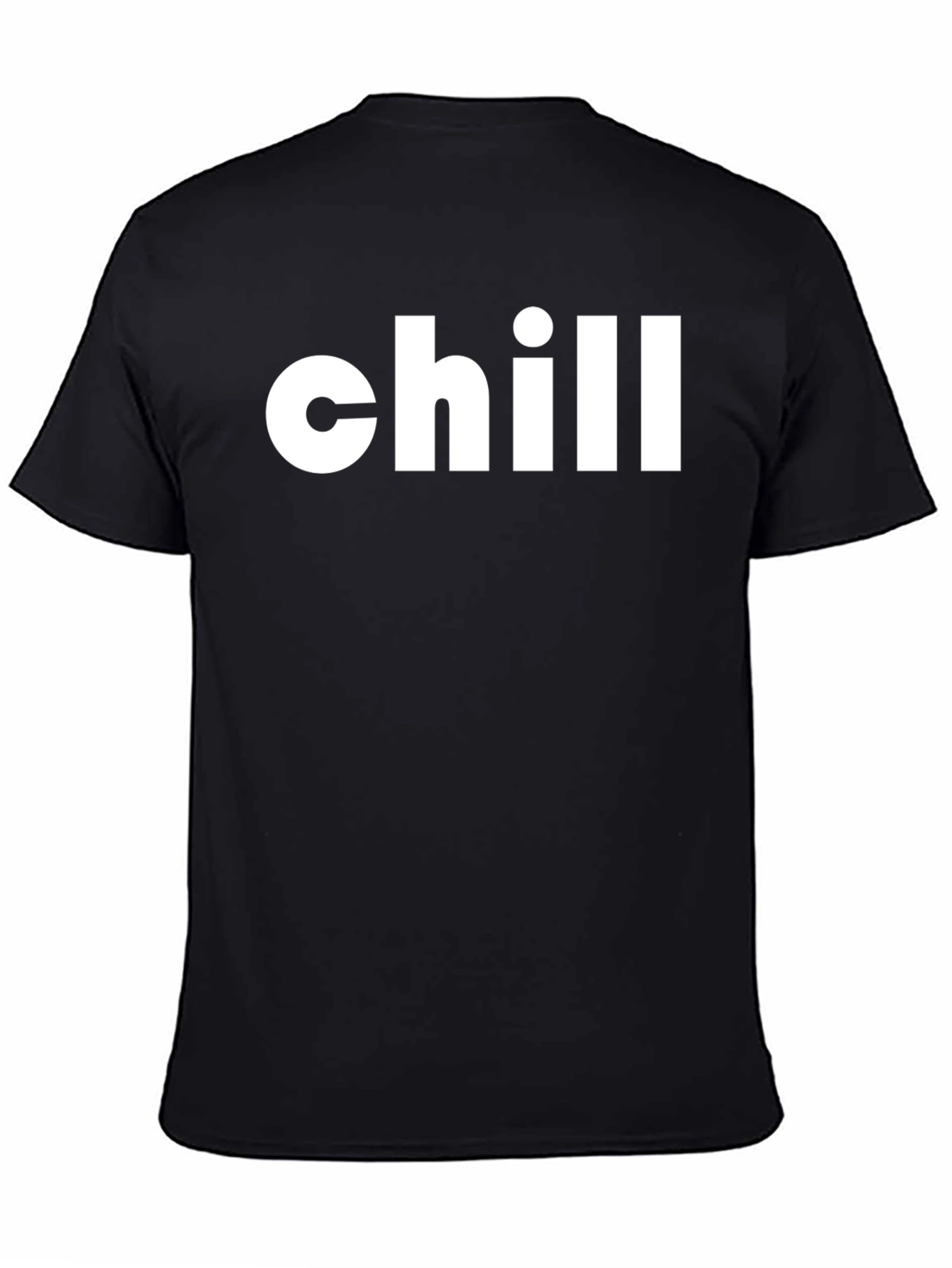 Black Chill Graphic Tee - Comfy Casual Shirt view 4