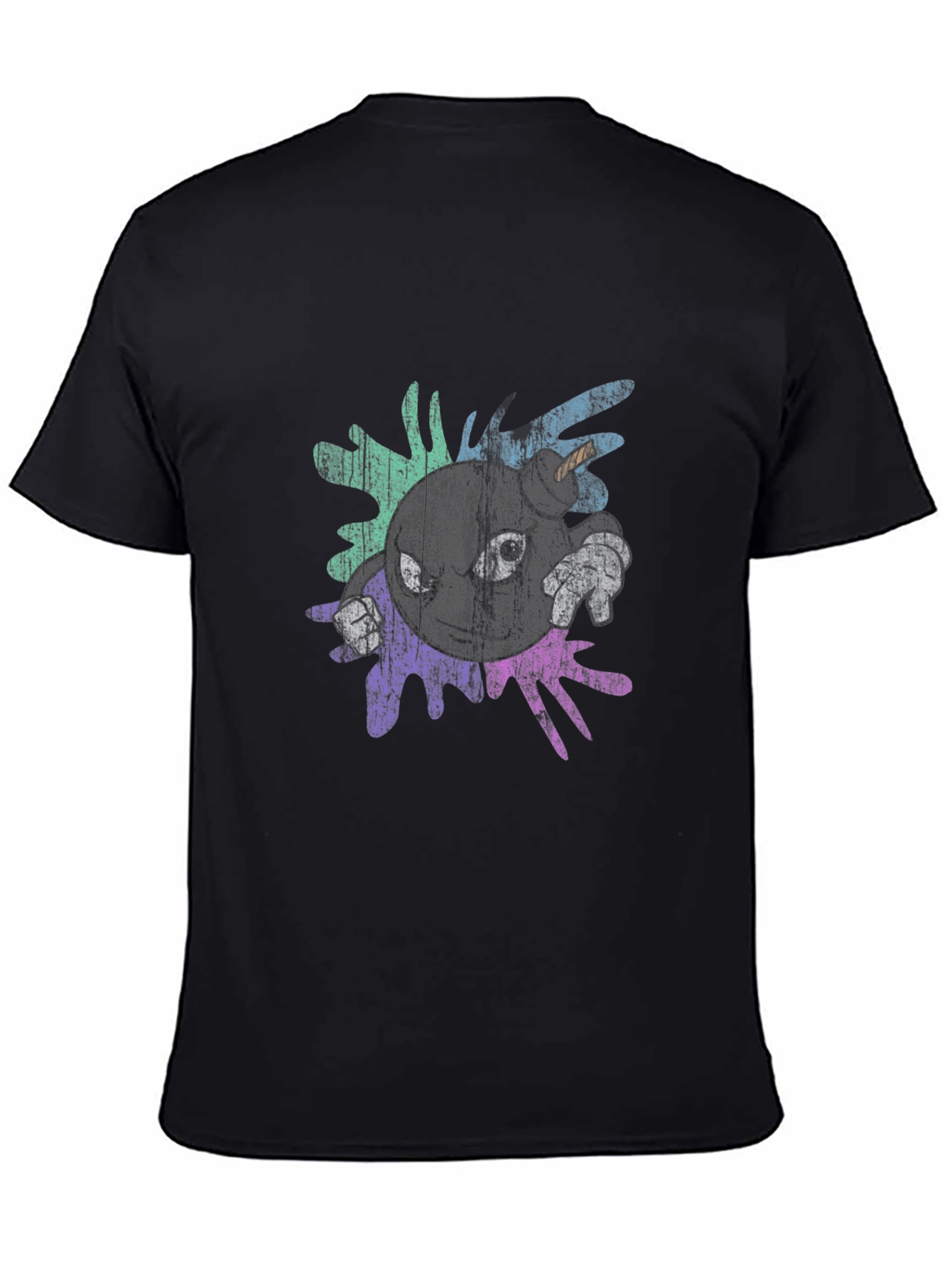 Black Explosive Character Tee view 4