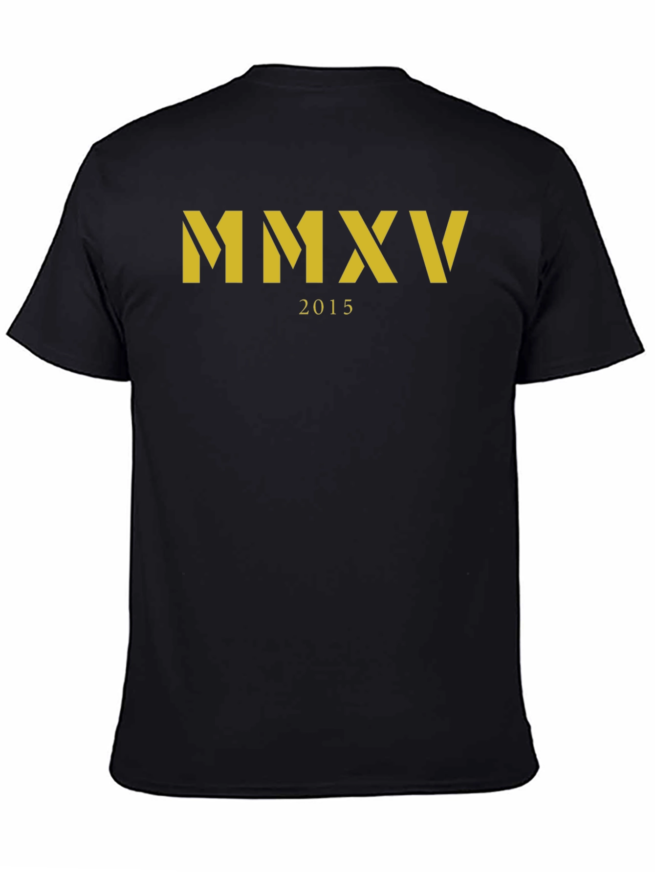 Black MMXV 2015 Graphic Tee - Classic Style view 4