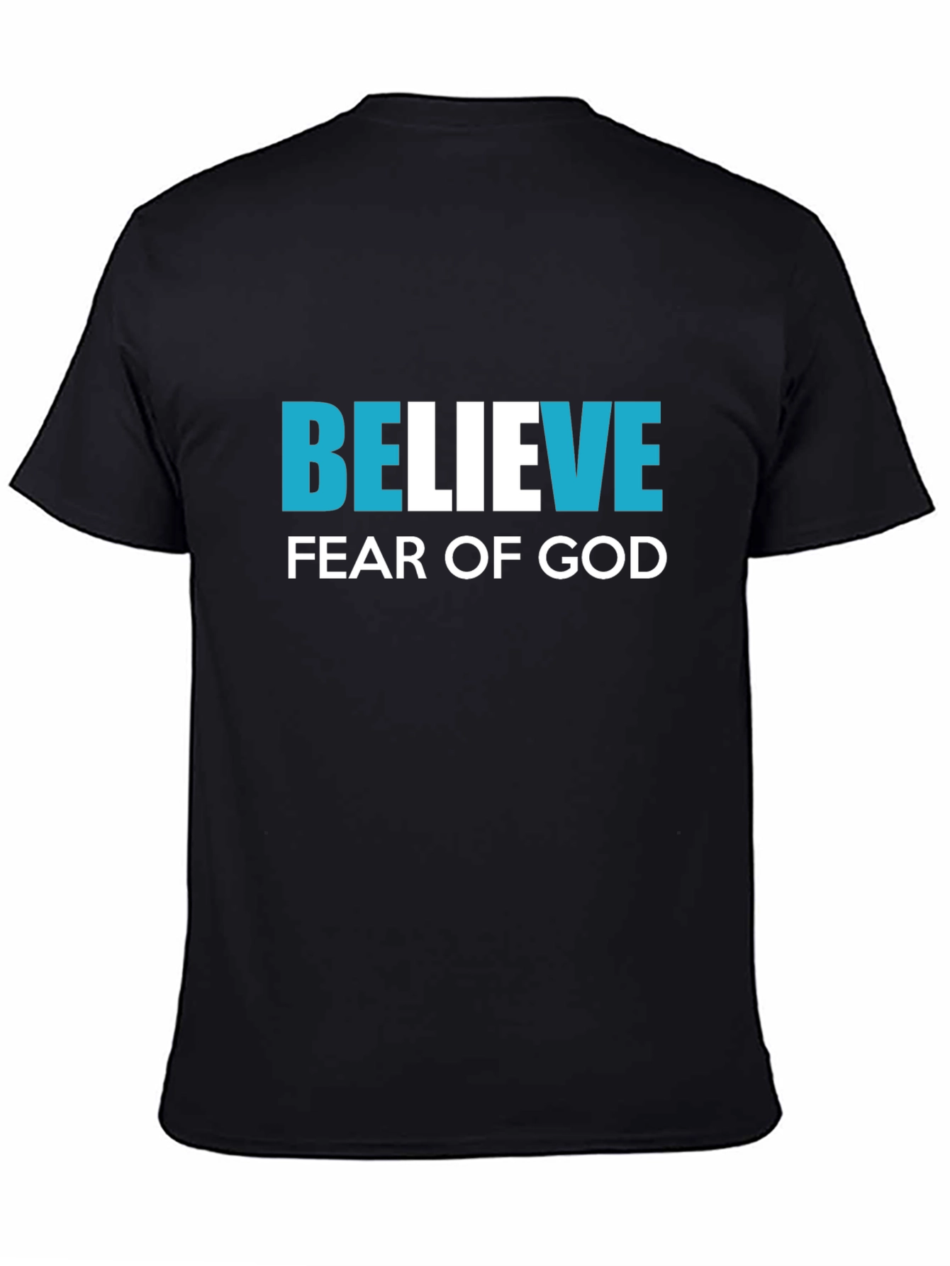 Black Believe Fear of God Graphic Tee view 4