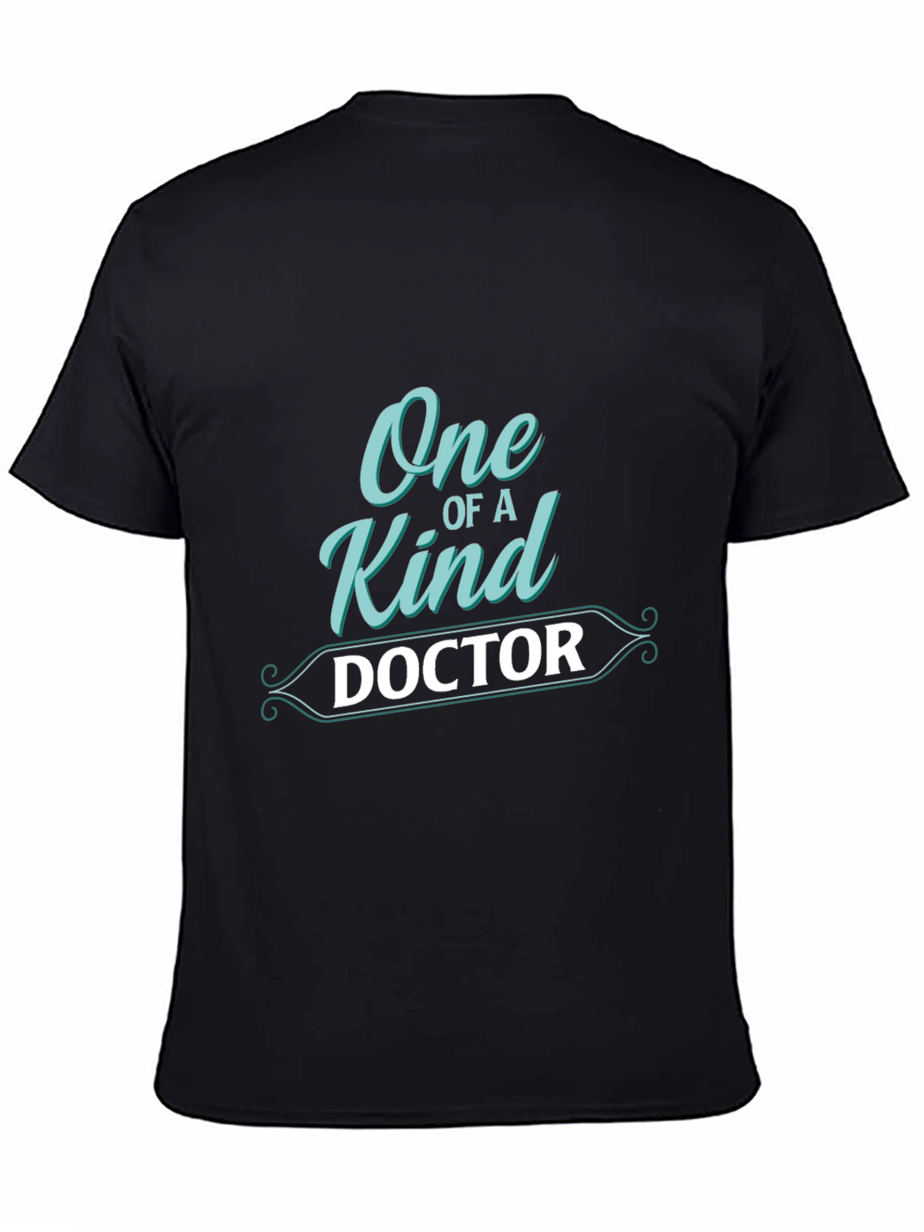 Black One of a Kind Doctor Black T-Shirt view 4
