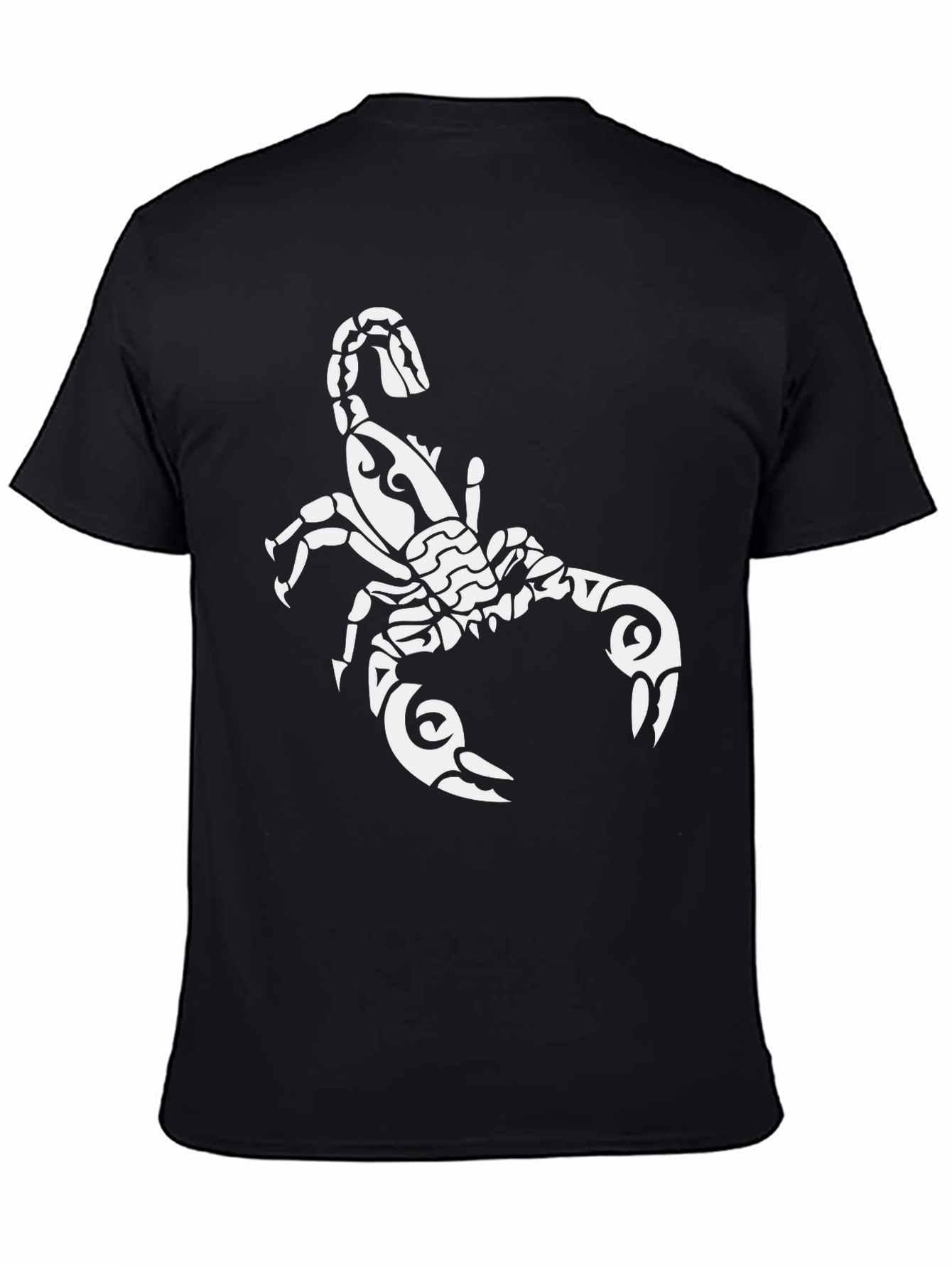 Black Scorpion Graphic Tee - Bold Black Cotton view 4