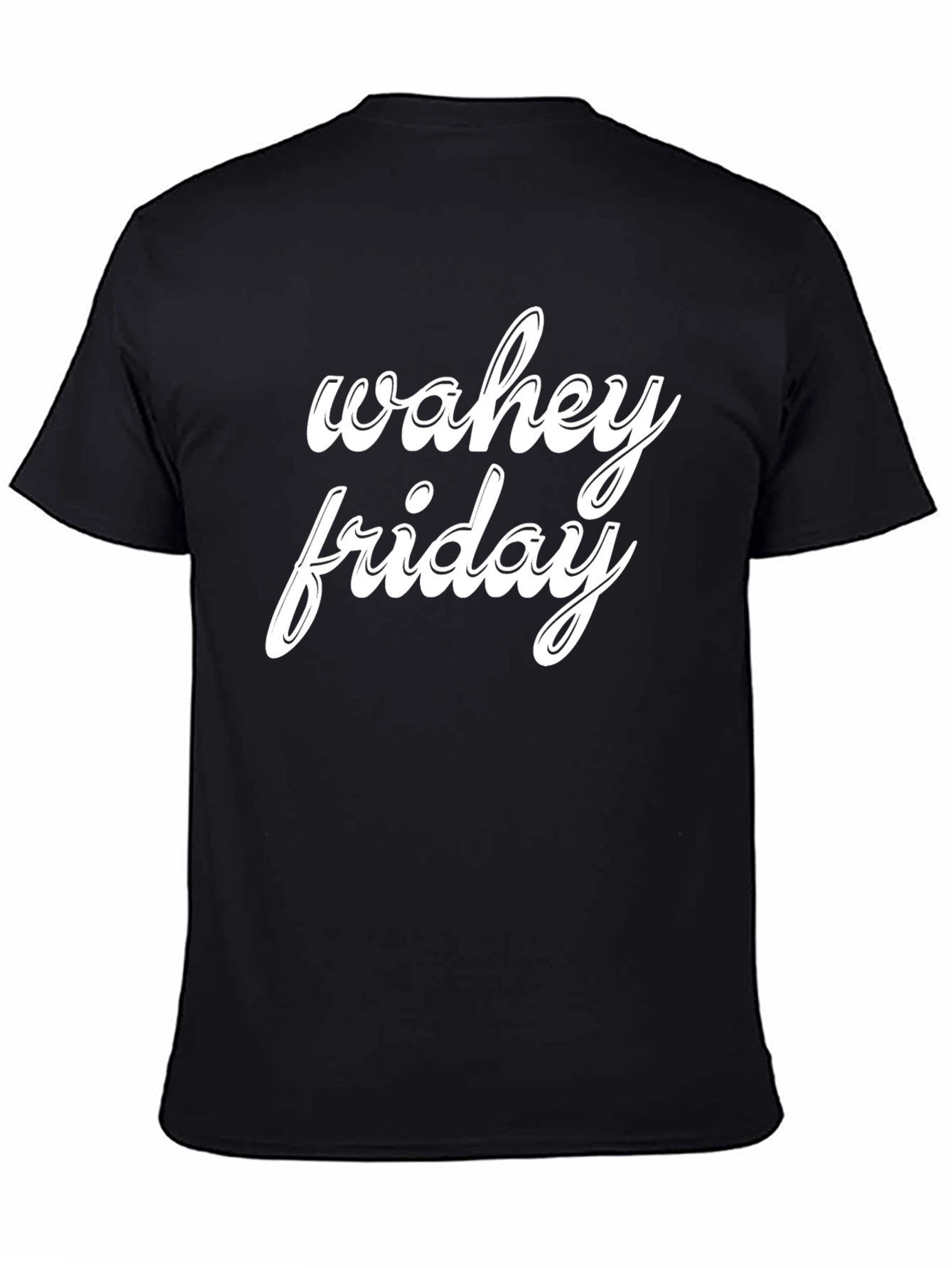Black Wahey Friday T-Shirt - Stylish Comfort view 4