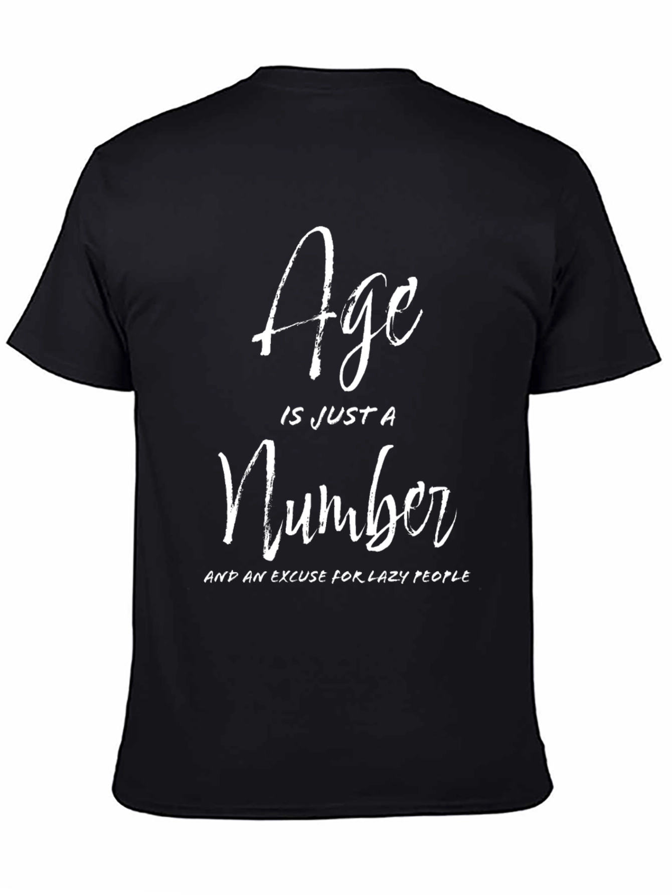 Black Age Is Just a Number T-Shirt view 4