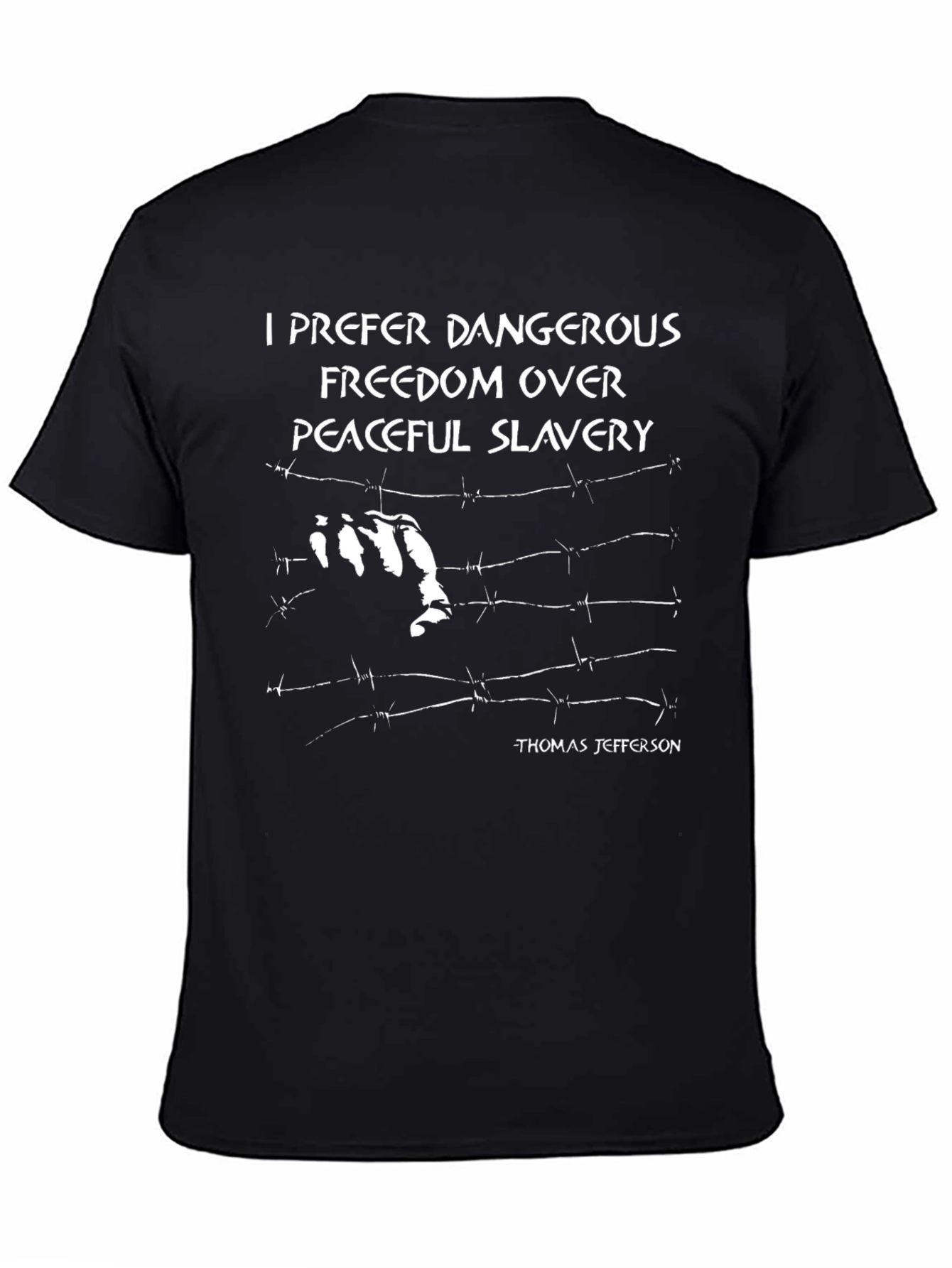 Black Dangerous Freedom T-Shirt view 4
